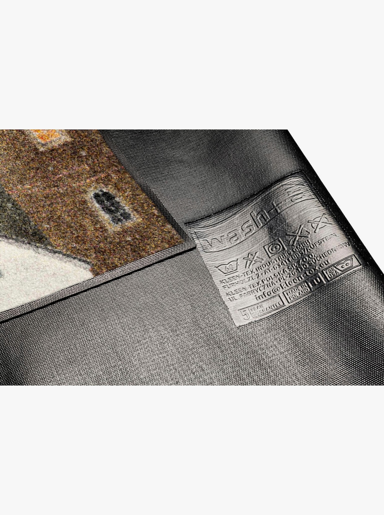 wash+dry by Kleen-Tex Fußmatte - grau-ecru-bedruckt