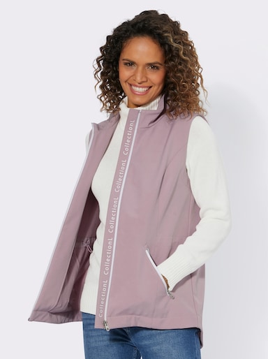 Softshell-gilet - mauve