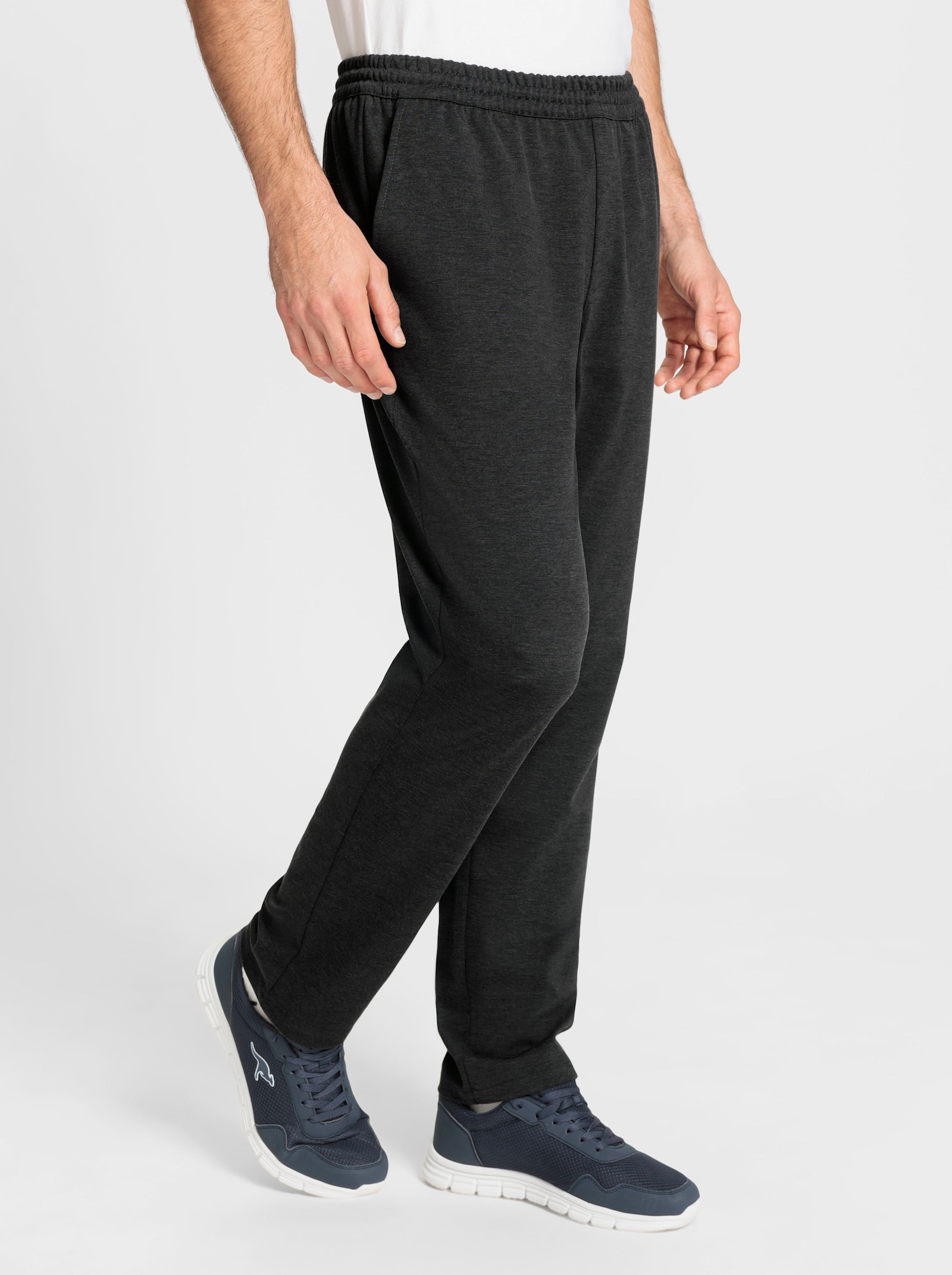 Catamaran Sports Freizeithose in Jacquard-Struktur - anthrazit-meliert