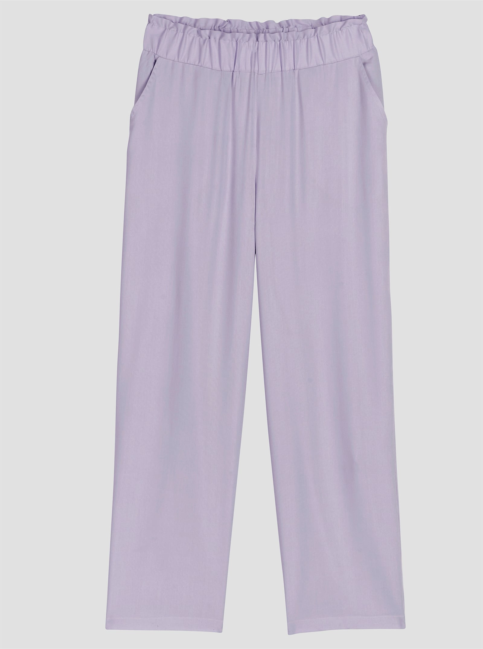 Hose im Paperbag-Style - flieder
