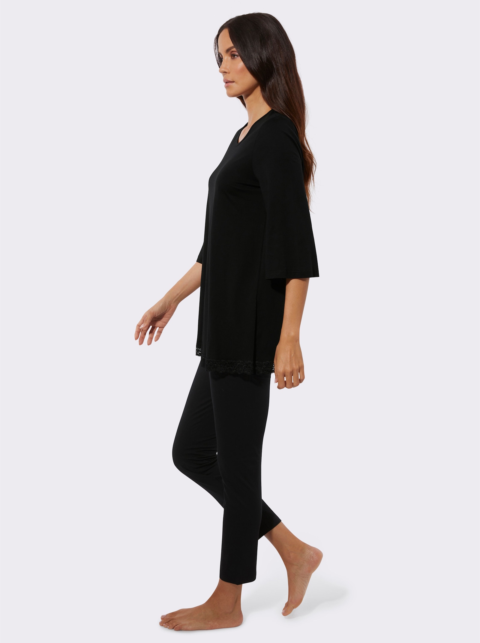 wäschepur Pyjama - zwart