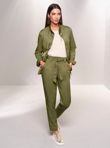 heine Veste chemisier - vert olive