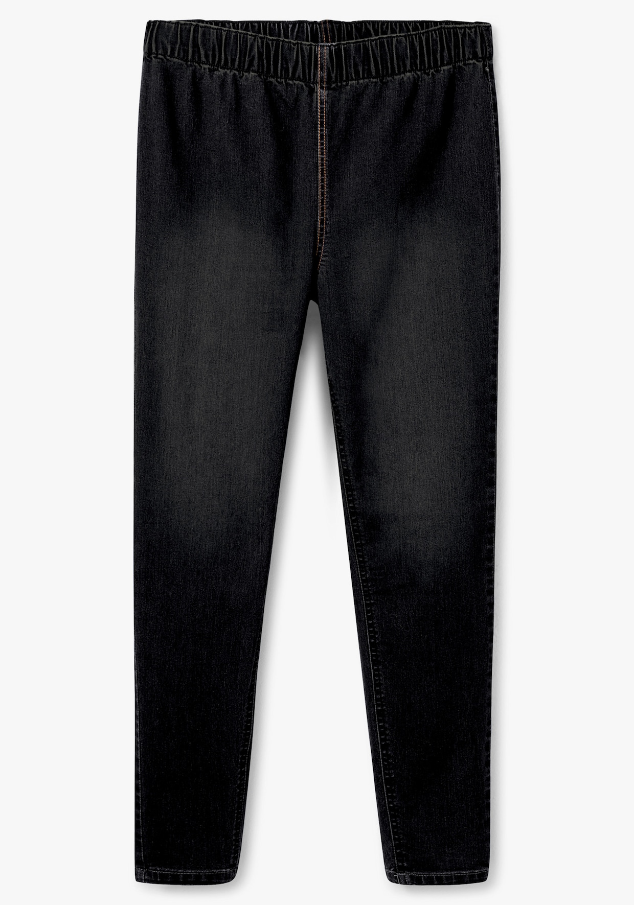 sheego Jeggings - black denim