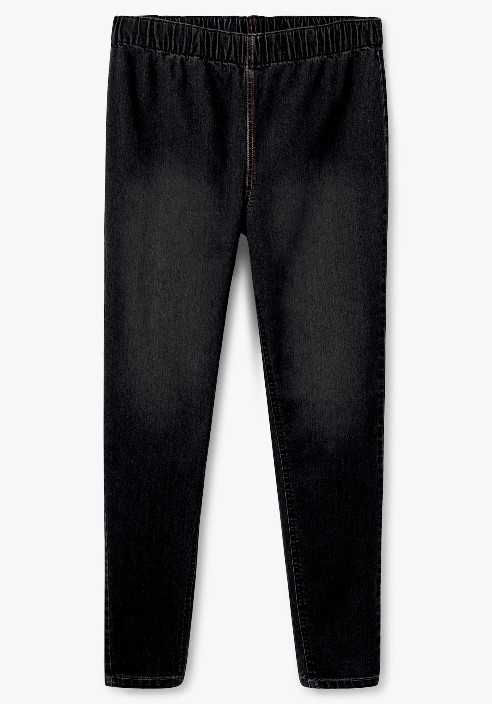 sheego Jegging in individuele wassing - black denim