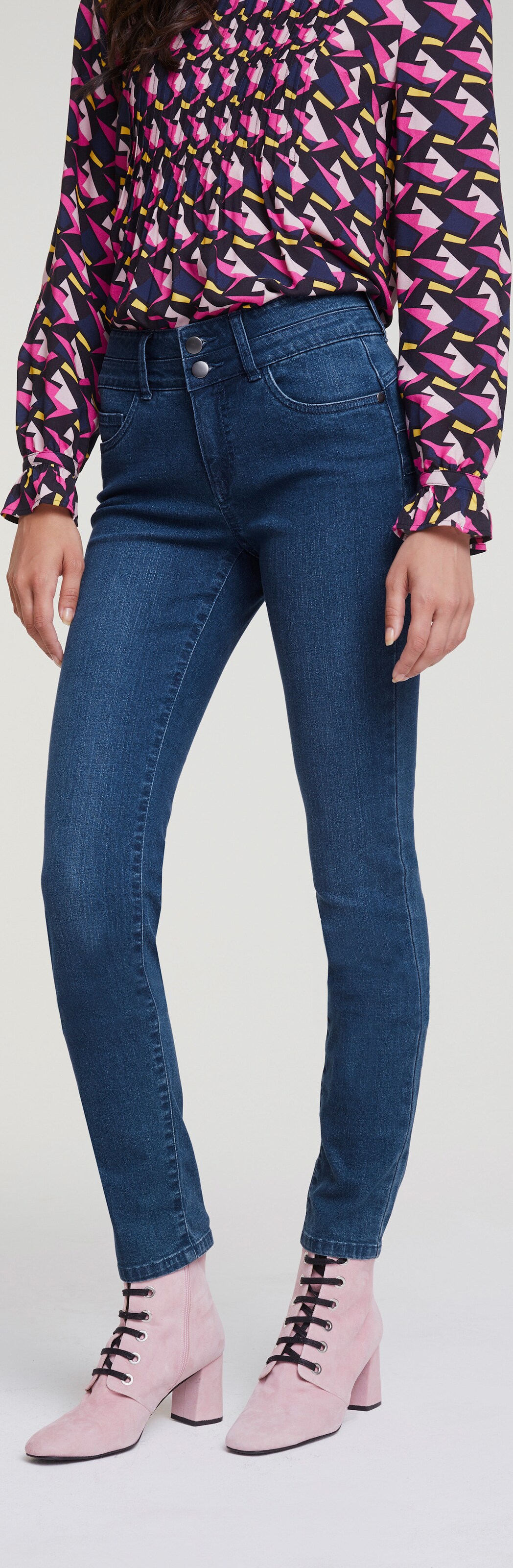 heine Bauchweg-Jeans - blue denim
