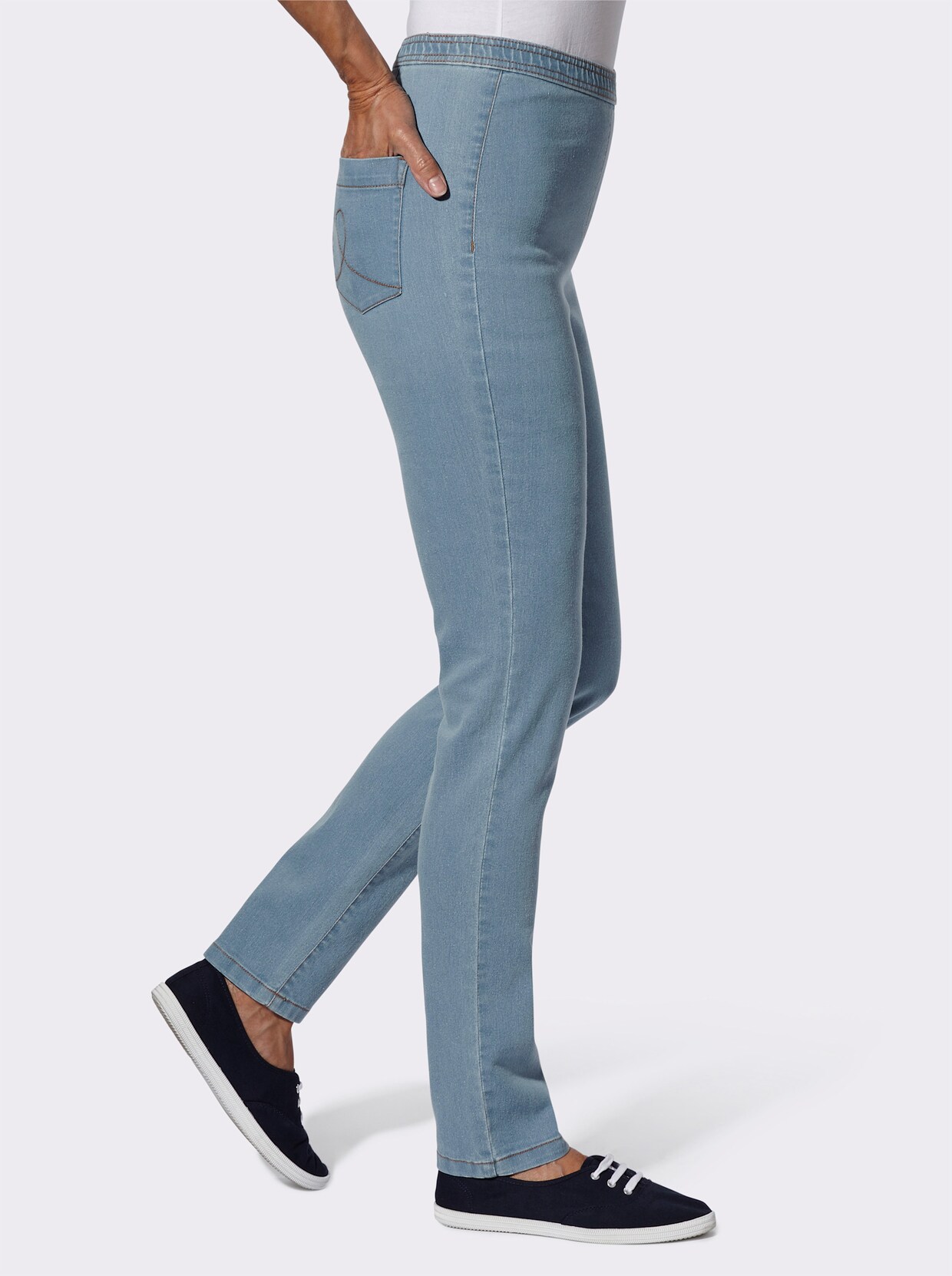 Comfortjeans - blue-bleached