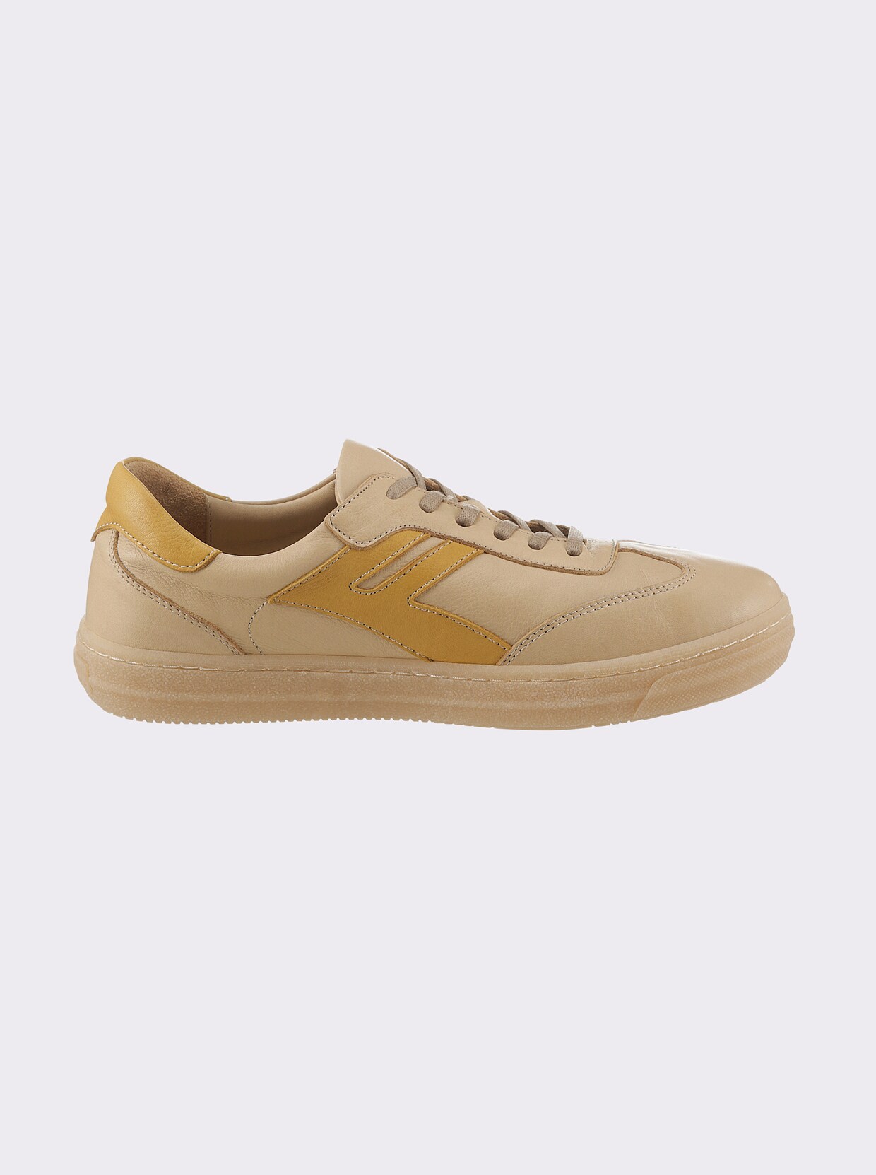 Sneaker - camel-gelb