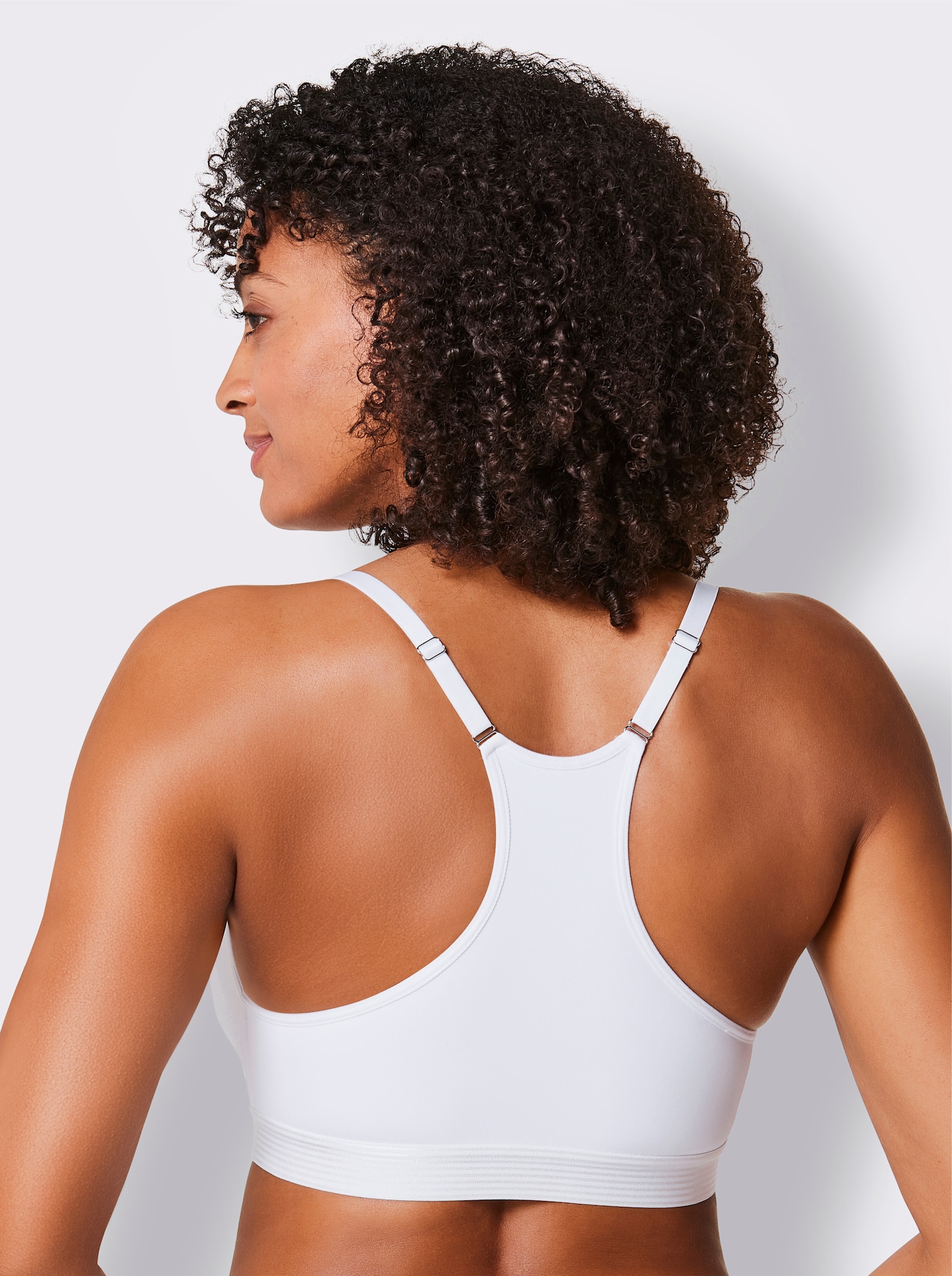 wäschepur Beha zonder beugel met voorsluiting - wit