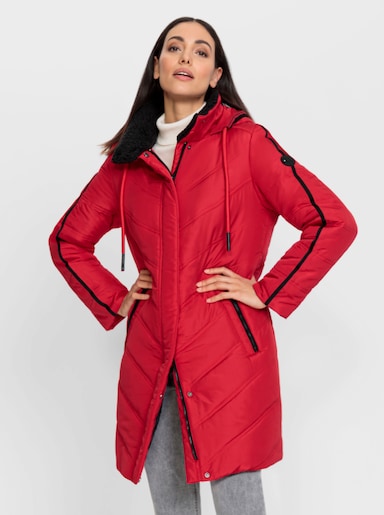 heine Manteau matelassé - rouge