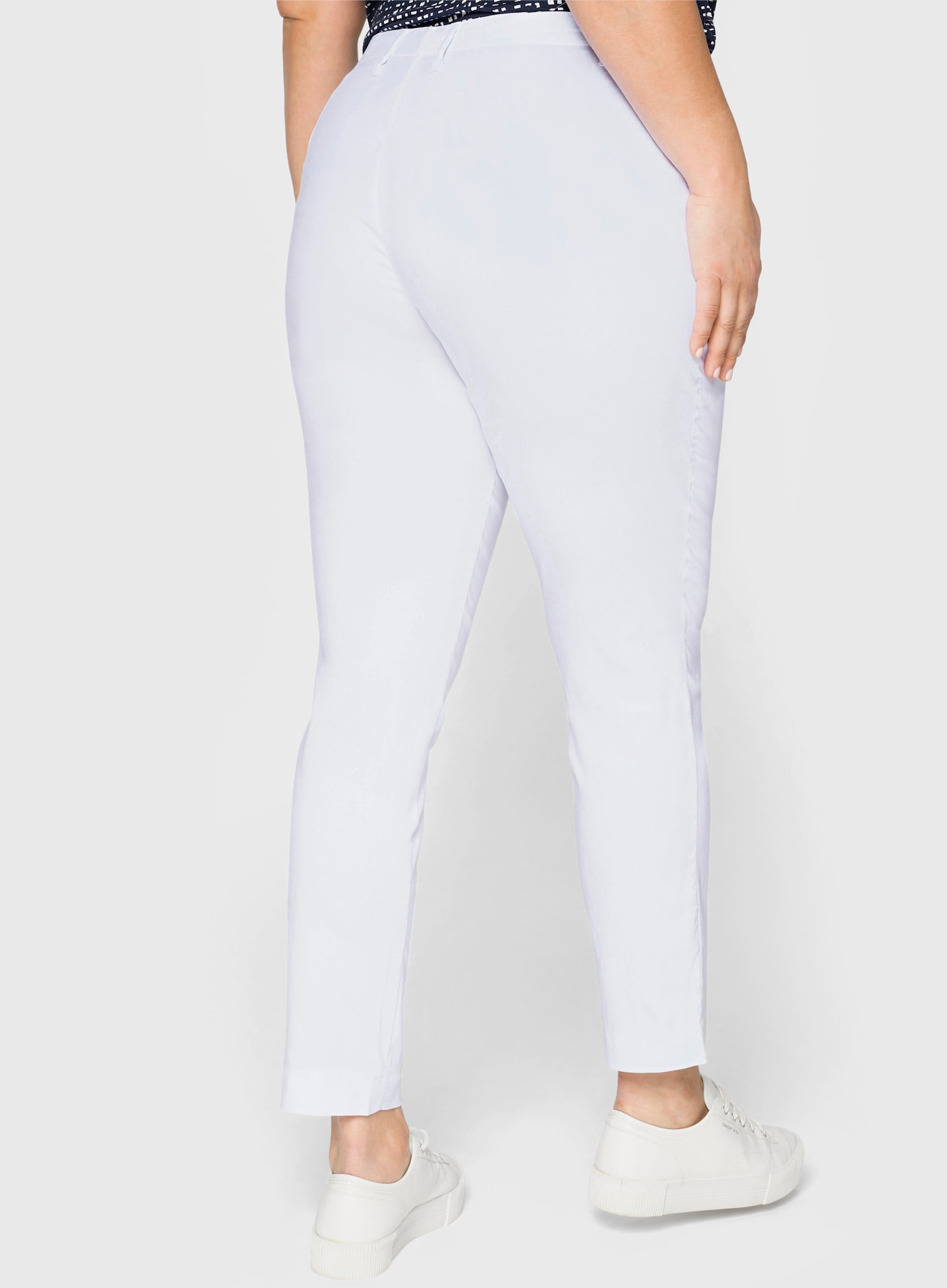 sheego Bengalinhose in schmaler Form - weiß