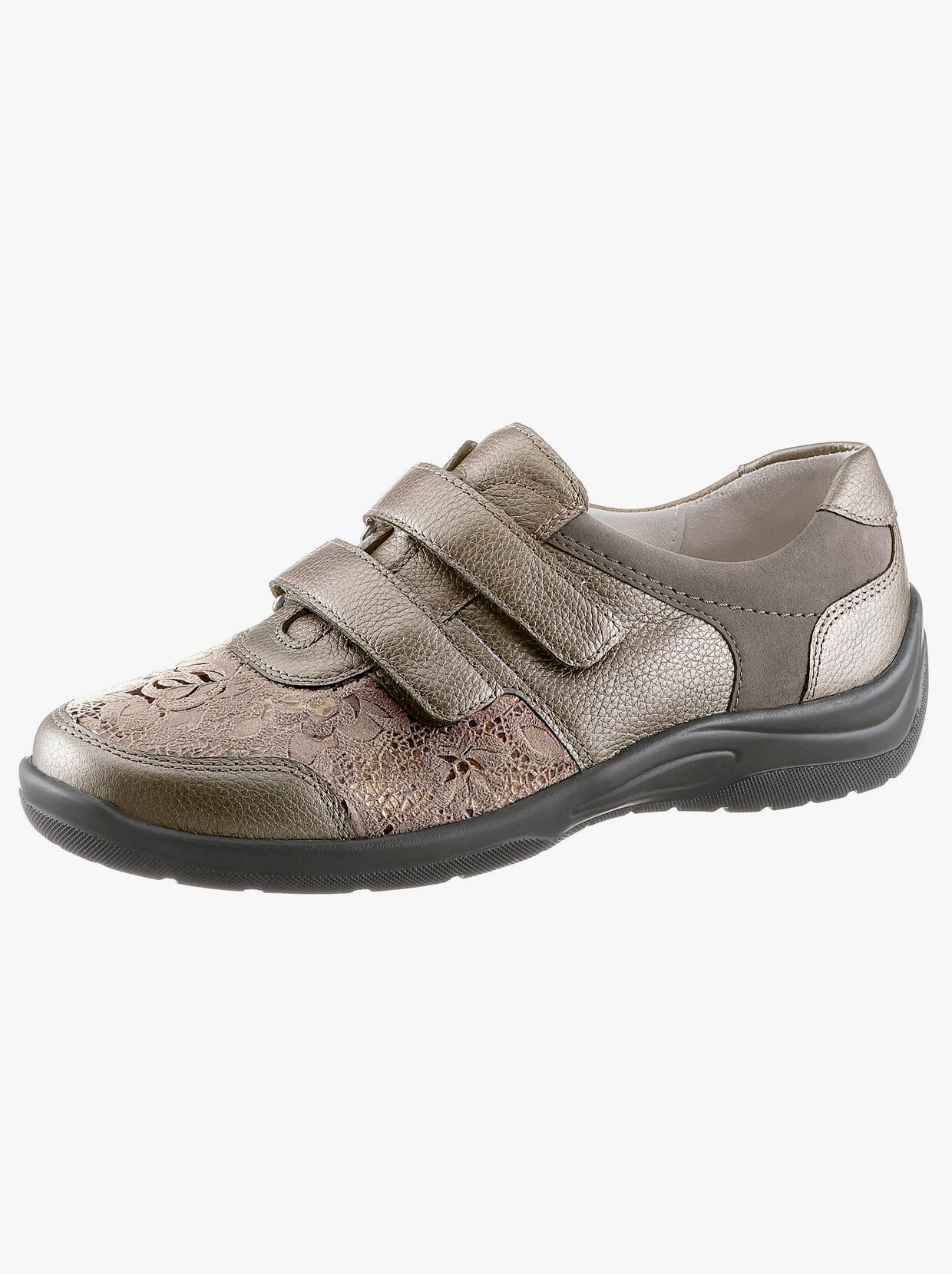 Waldläufer Klettschuh - taupe