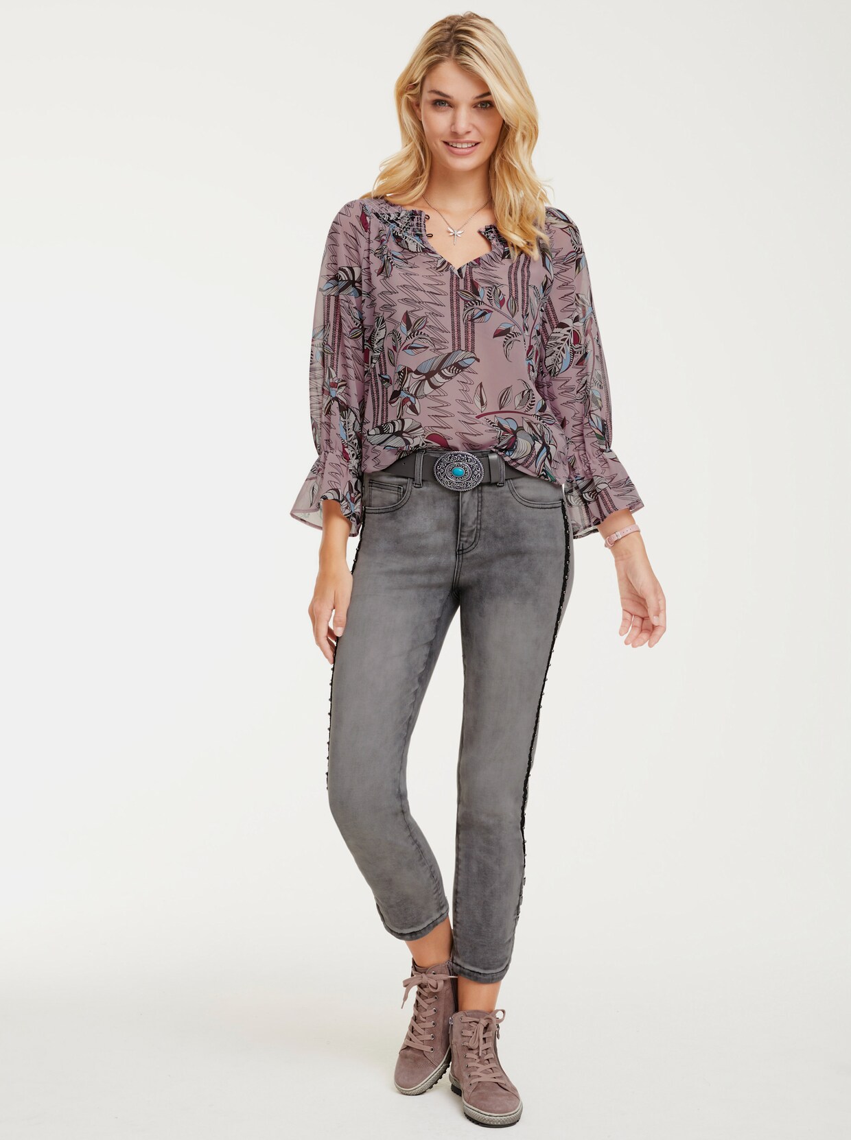 heine Druckbluse - bunt