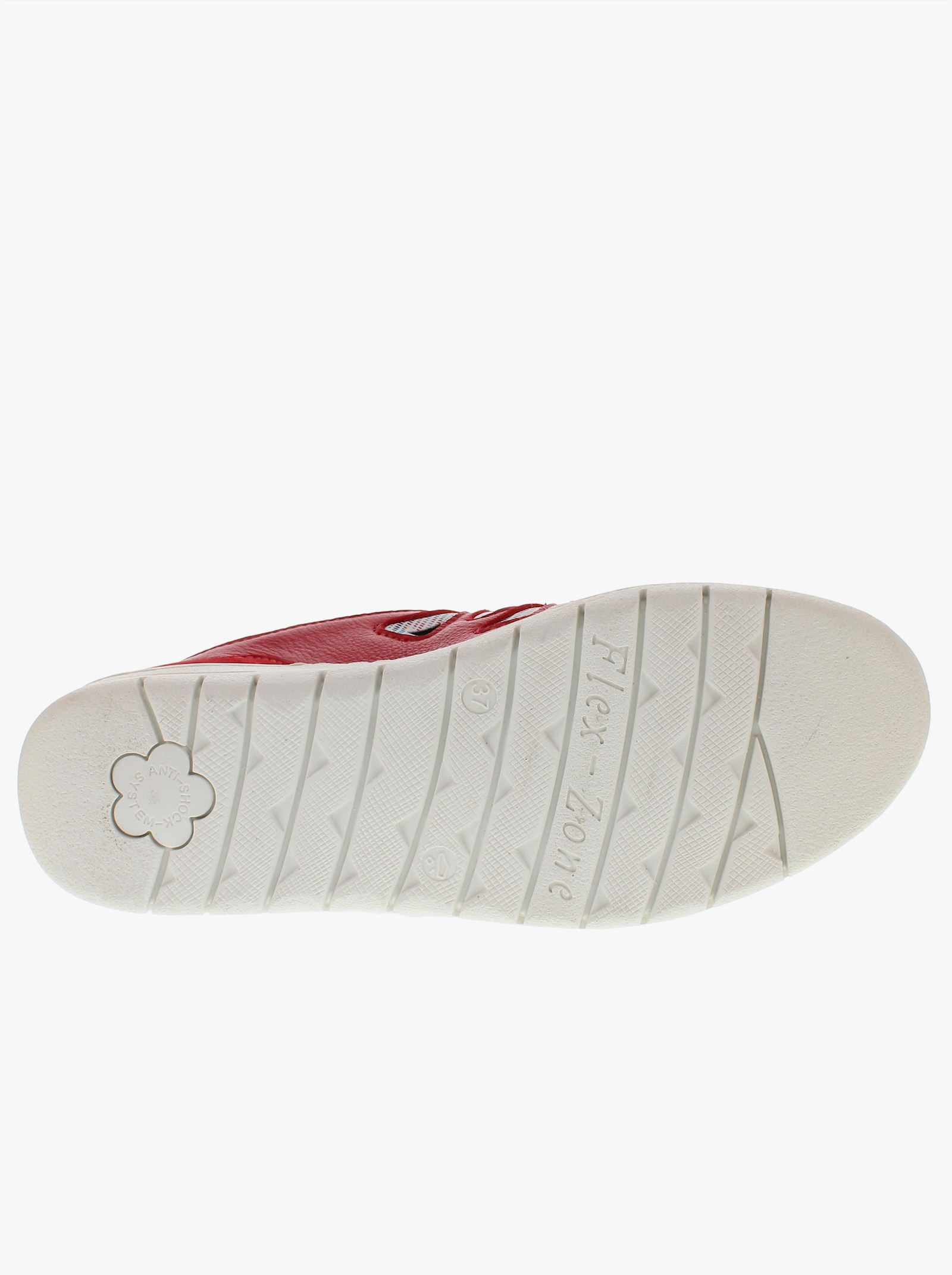 Reflexan Slipper im Materialmix - rot