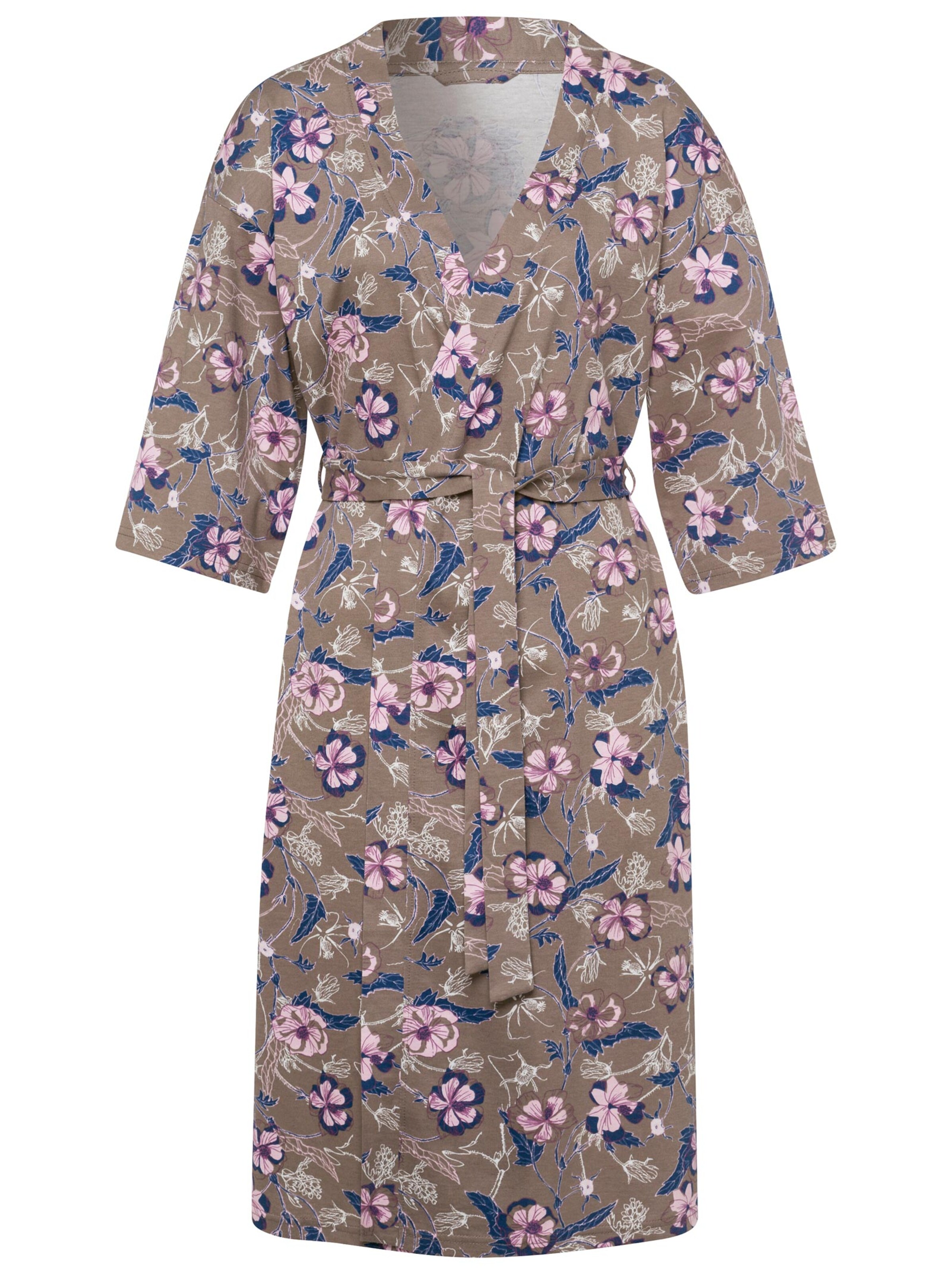 Morgenmantel - geblümt