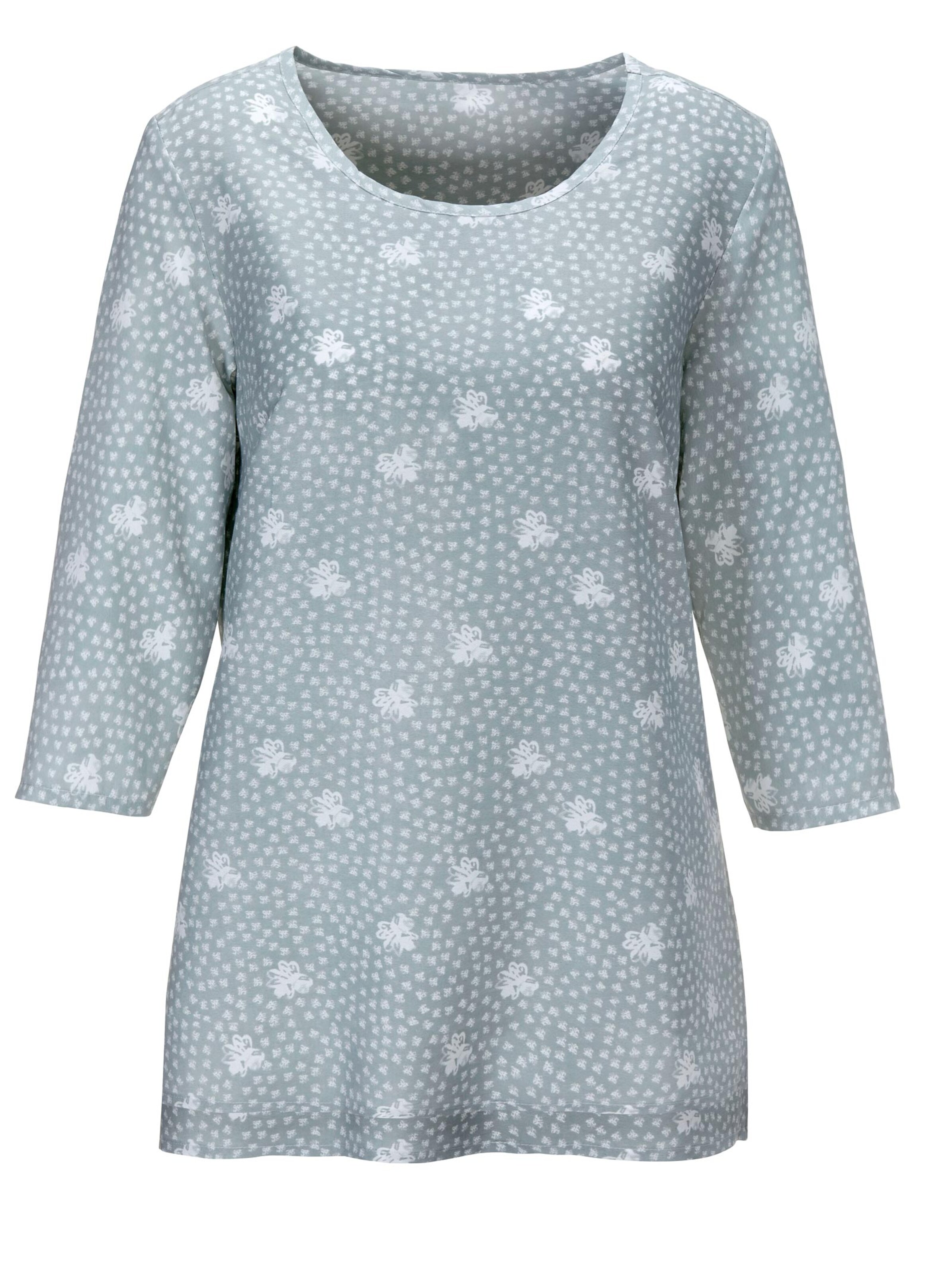 Tunika - wintertürkis-bedruckt