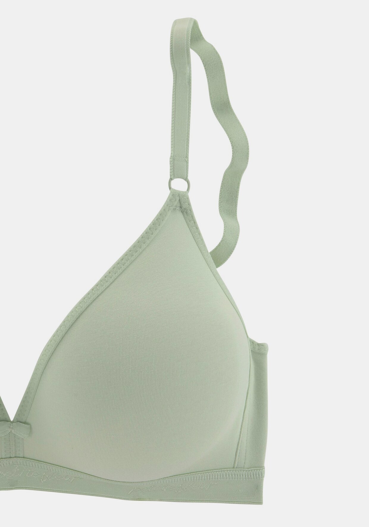 petite fleur Bralette-BH - 2xweiß+1xmint
