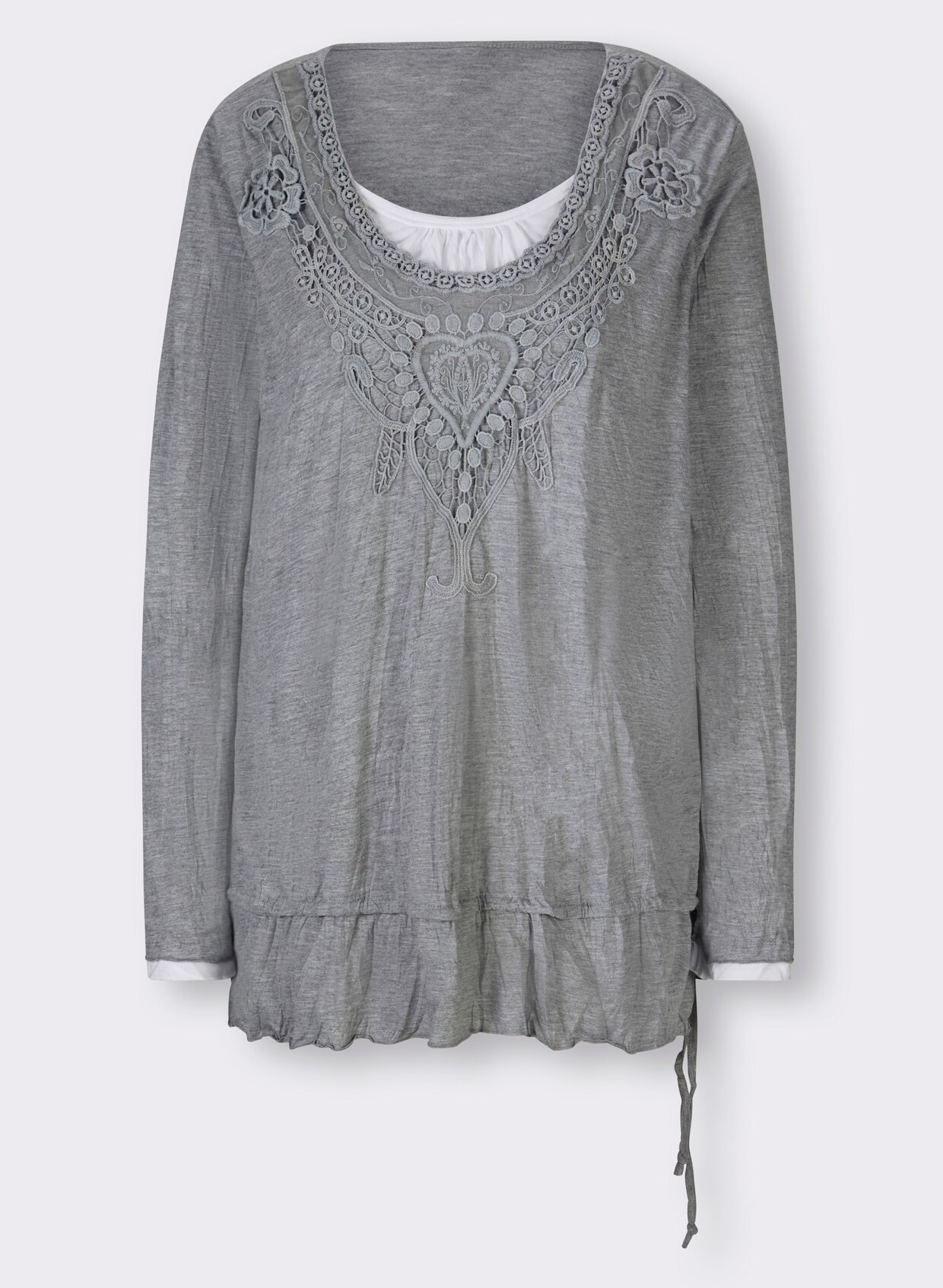 heine Shirt - grau-meliert