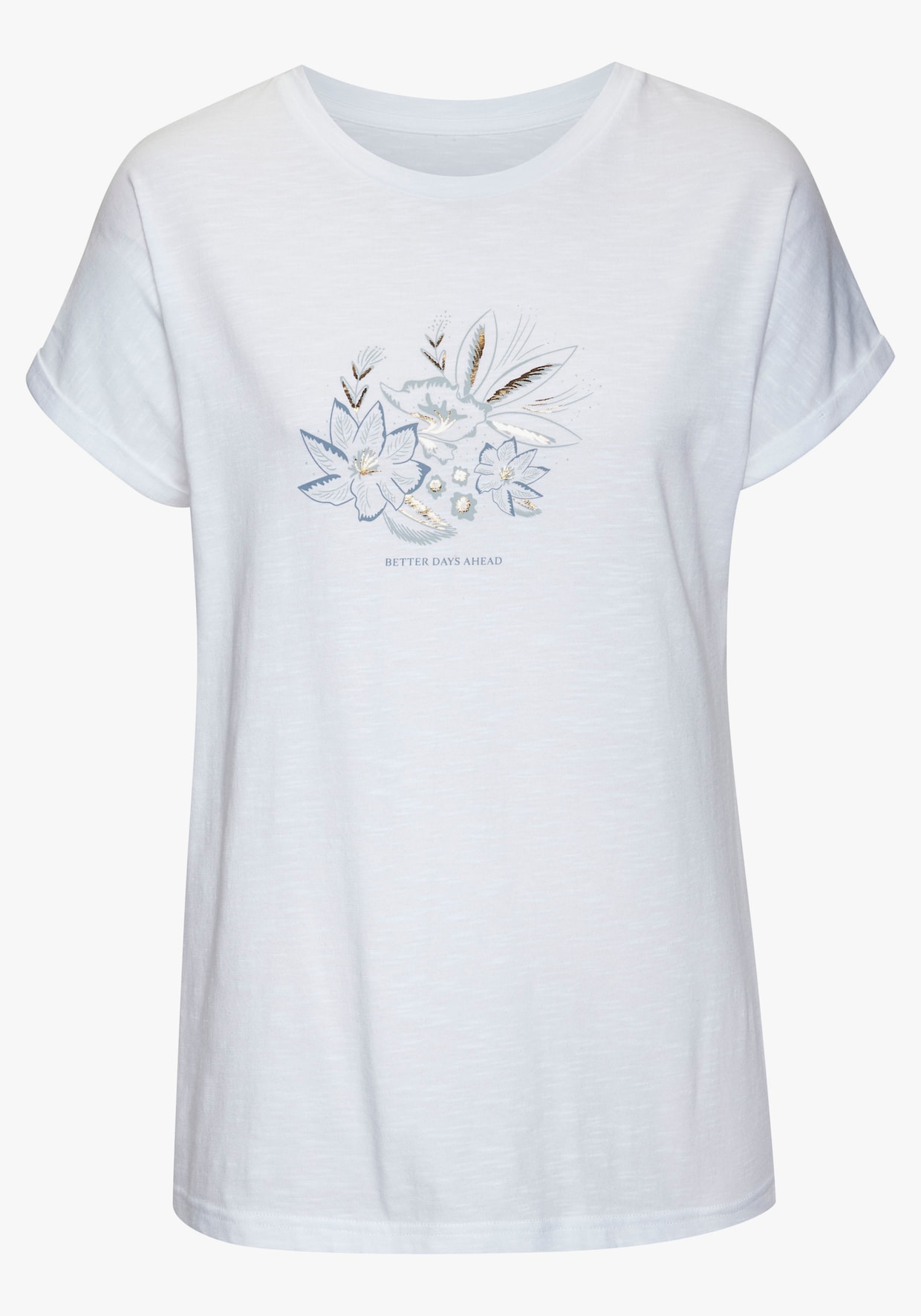 Vivance T-Shirt - weiss bedruckt