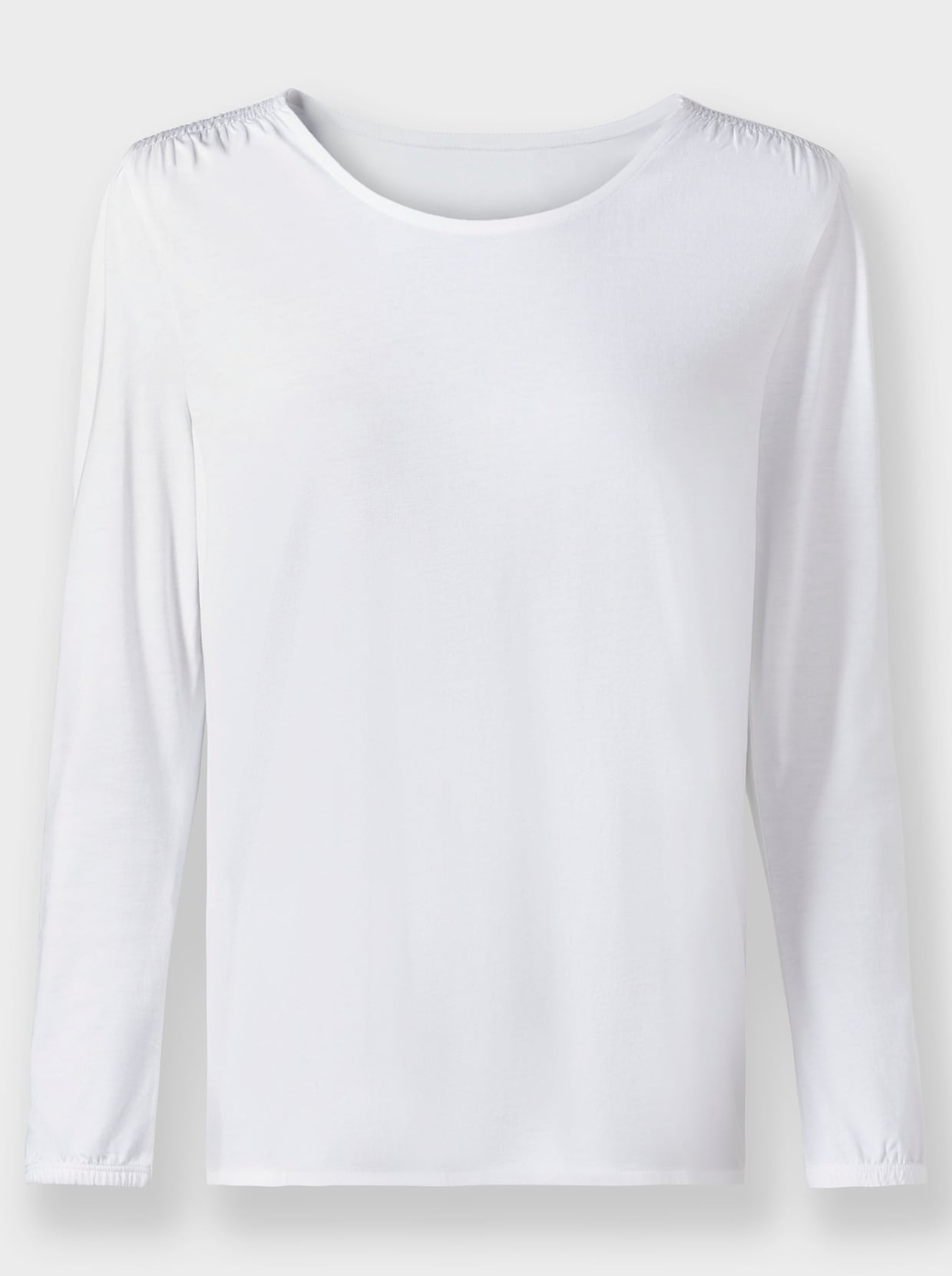 Shirt met lange mouwen - ecru