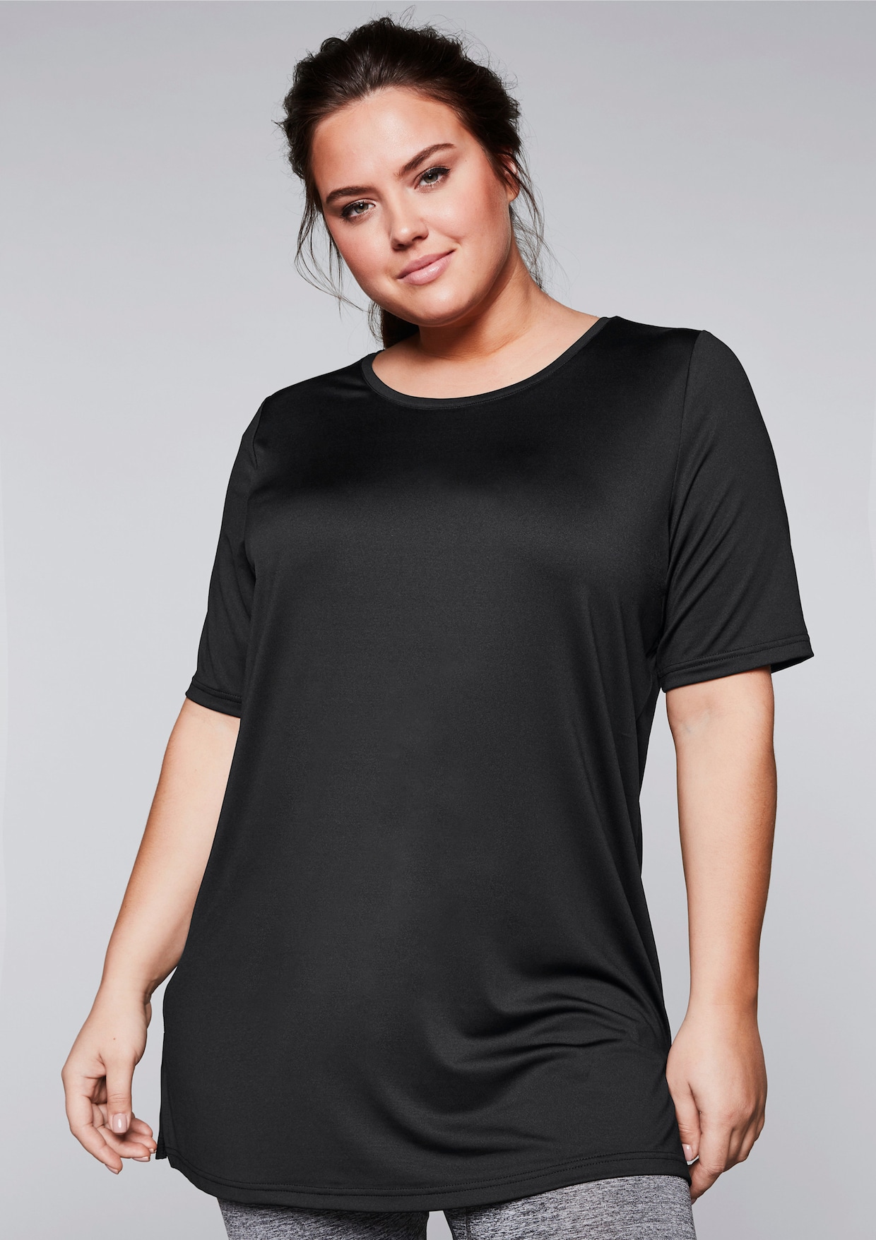 sheego Functioneel shirt - zwart