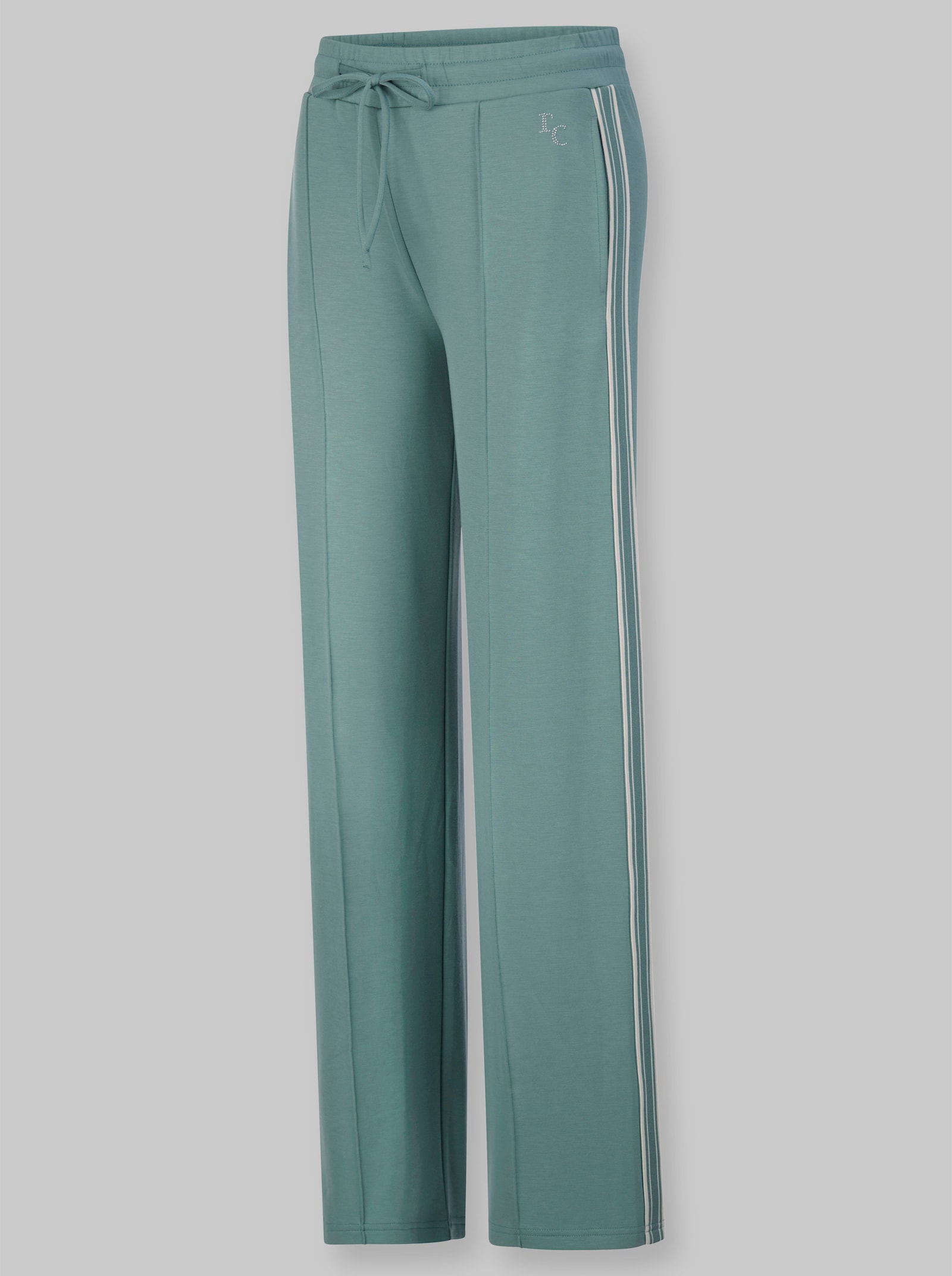 heine Sweathose mit Galonstreifen - jade