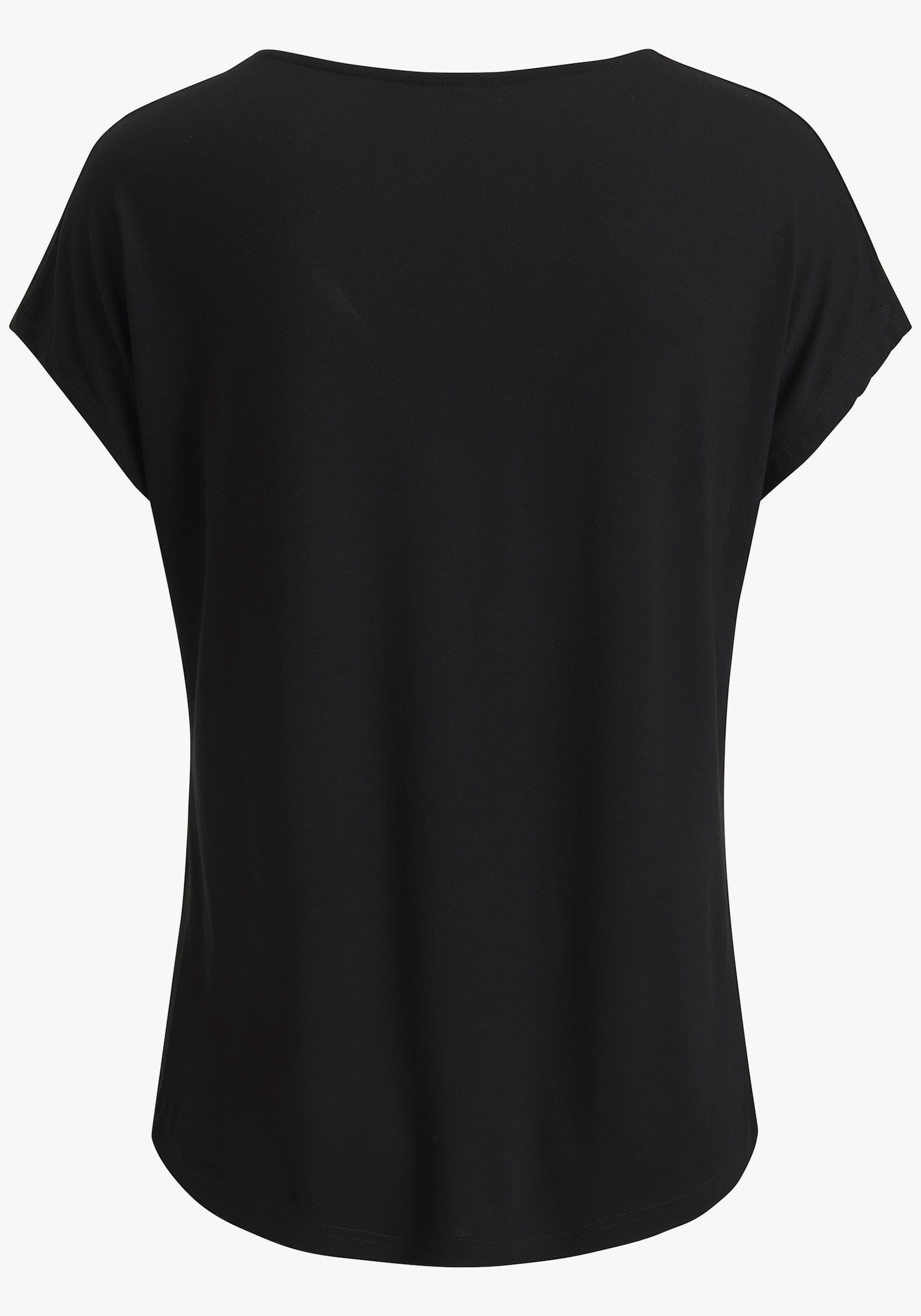LASCANA V-Shirt - schwarz