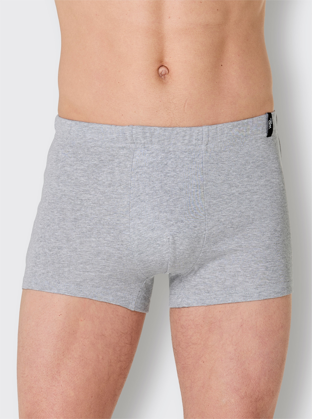 wäschepur men Broek - grijs gemêleerd/middenblauw