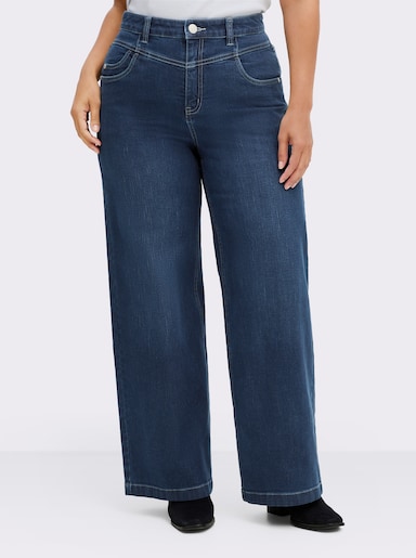sheego Jeans - blue-stone-washed