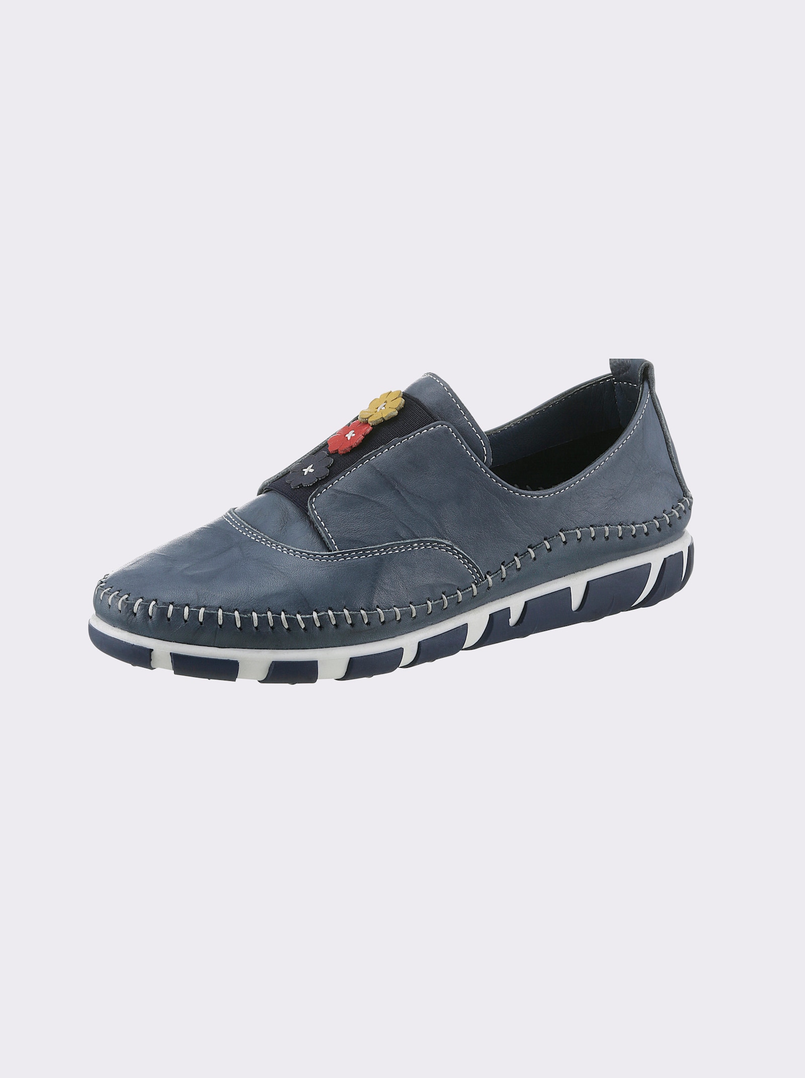 Gemini Slipper weich gepolstert - jeansblau