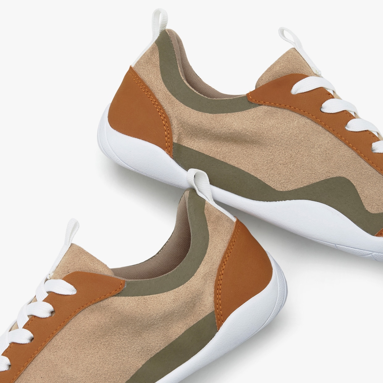 LASCANA Sneakers - beige/vert