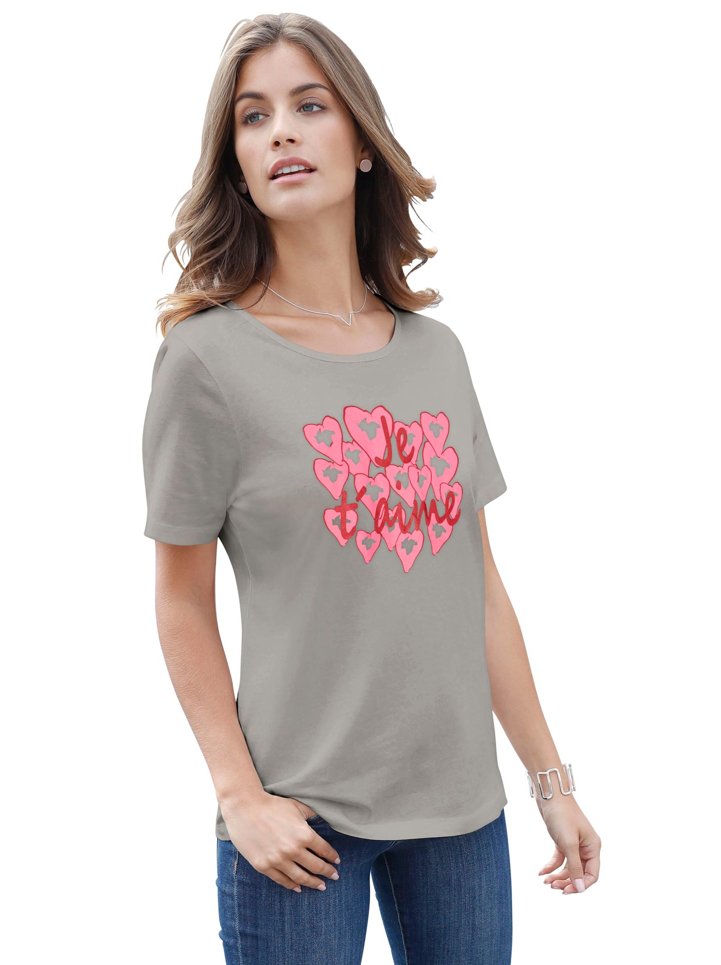 Shirt - grau-meliert