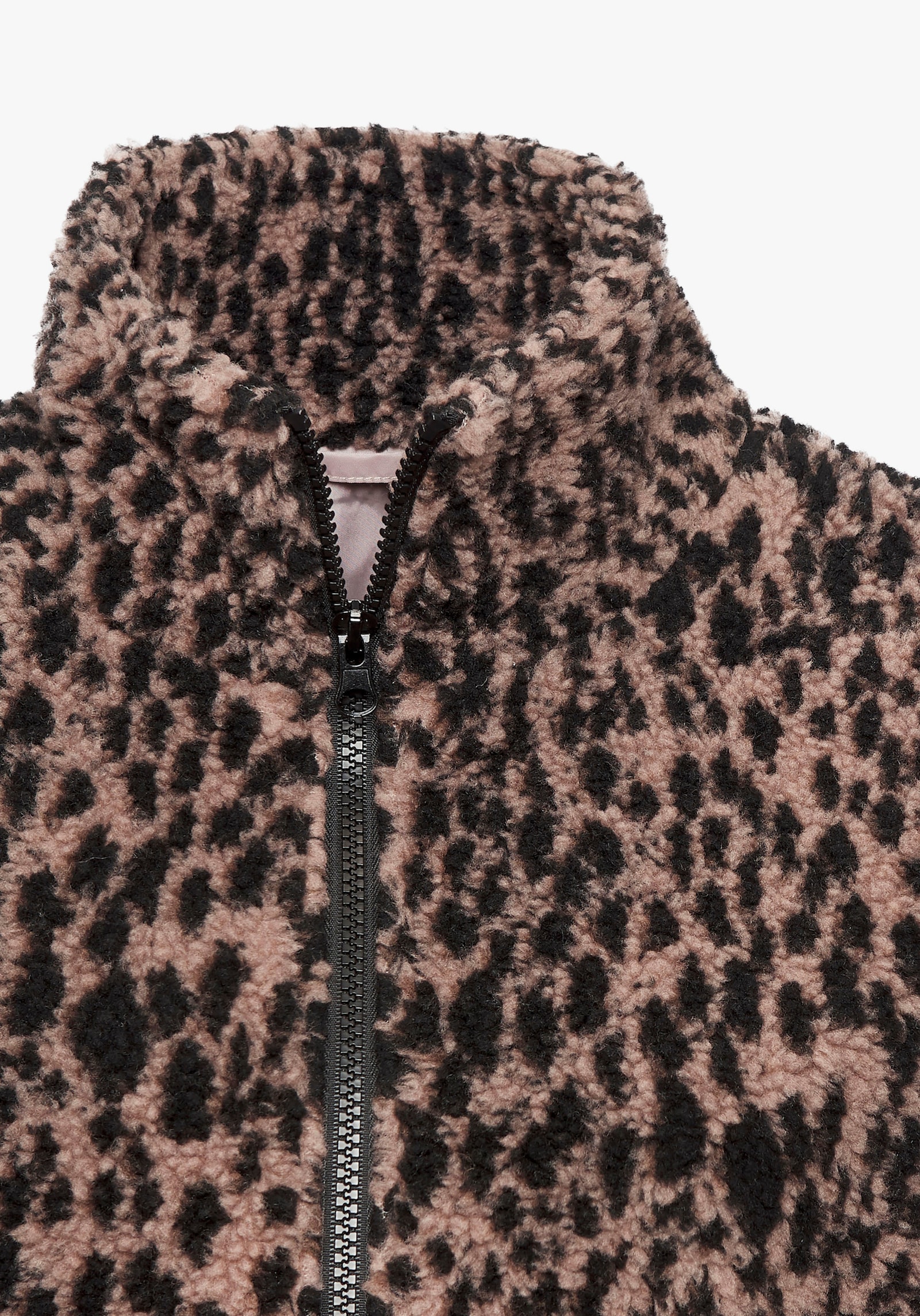 LASCANA Fleecejacke - leo-braun