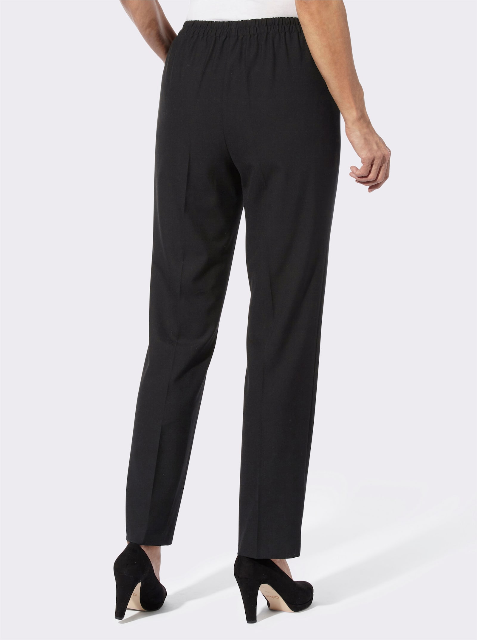 Adelina by Scheiter Hose in angerauter Winter-Qualität - schwarz