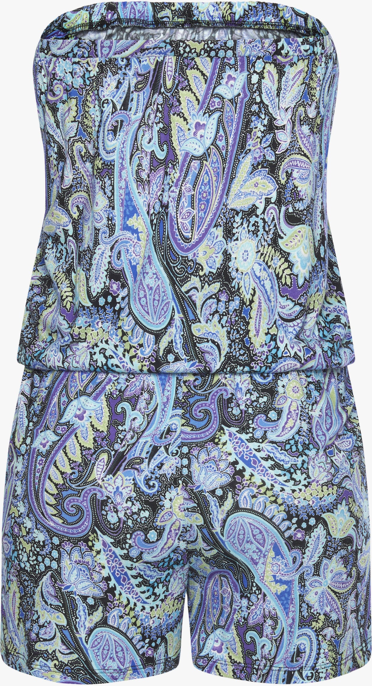 LASCANA Bandeau-overall - blauw geprint