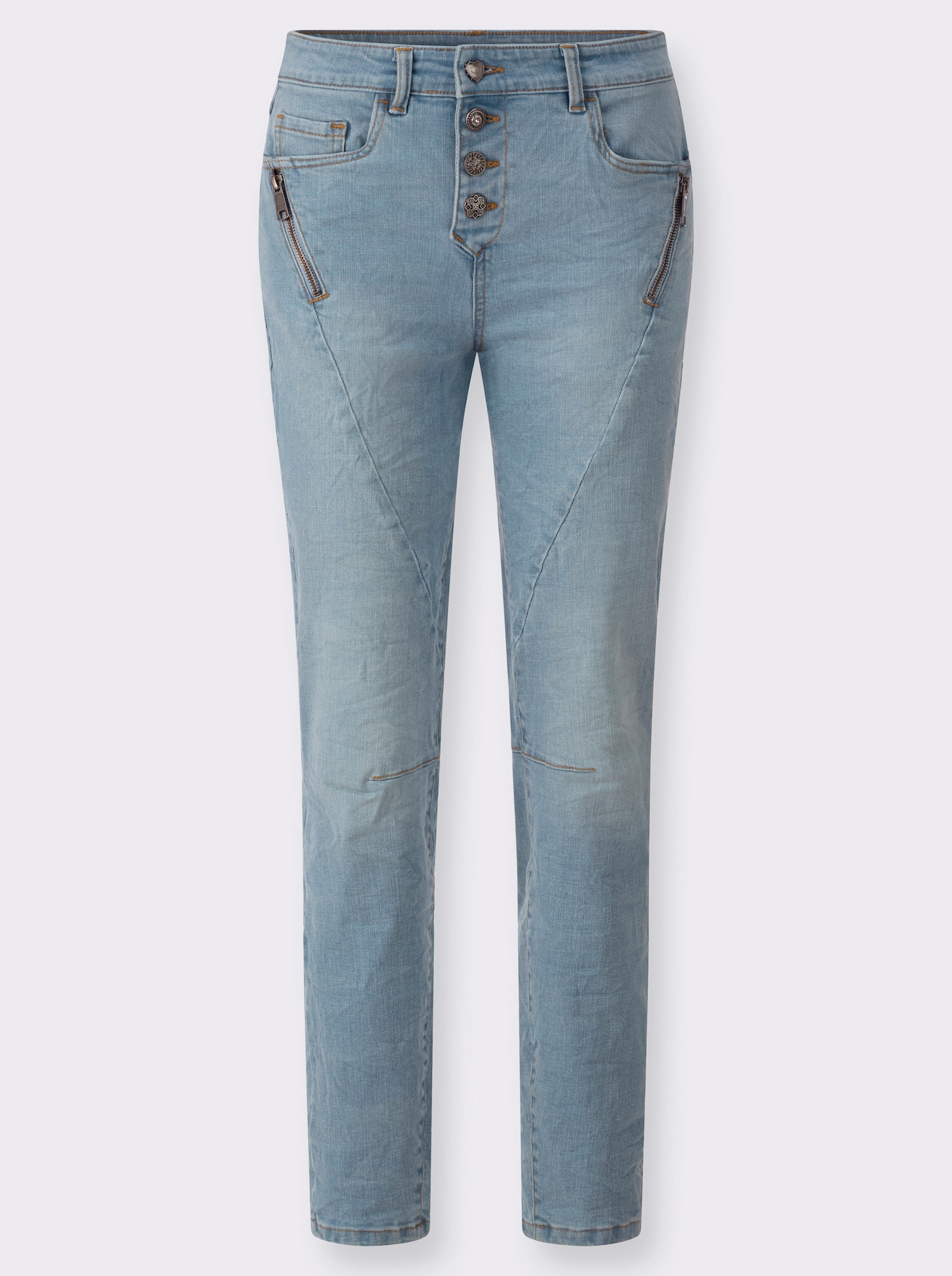 heine Jeans mit Teilungsnähten - blue-bleached
