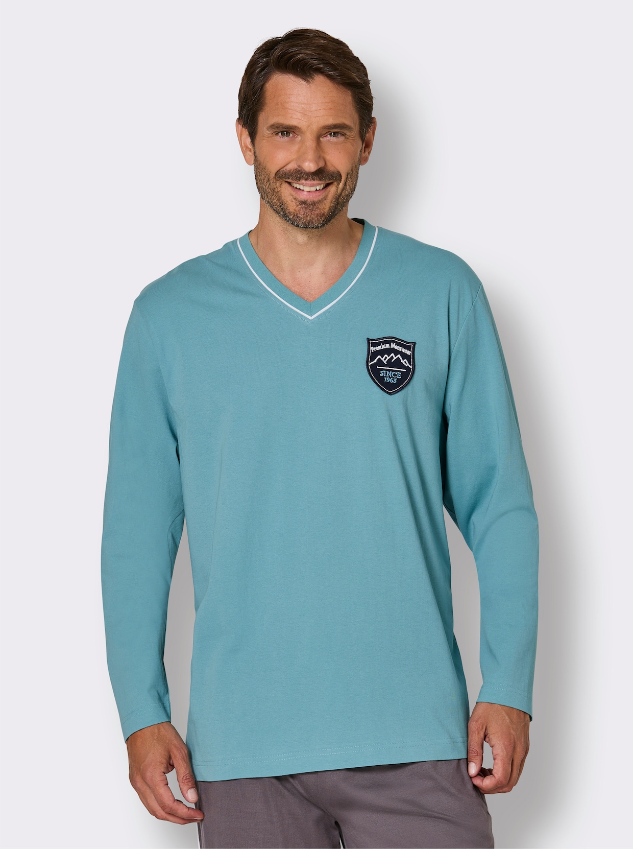 wäschepur men Schlafanzug-Shirt - ozean