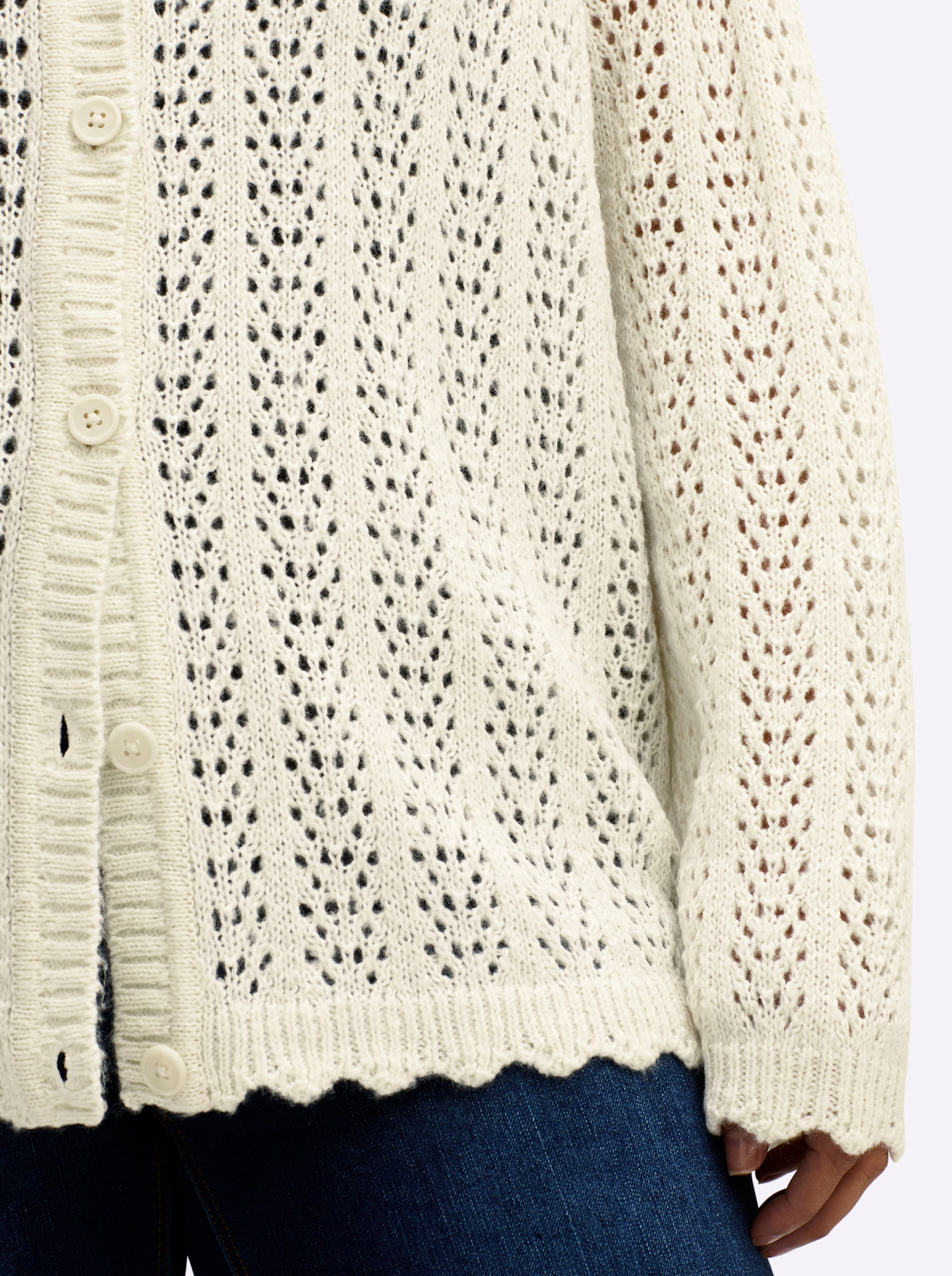 Thumbnail - Ajourstrickjacke