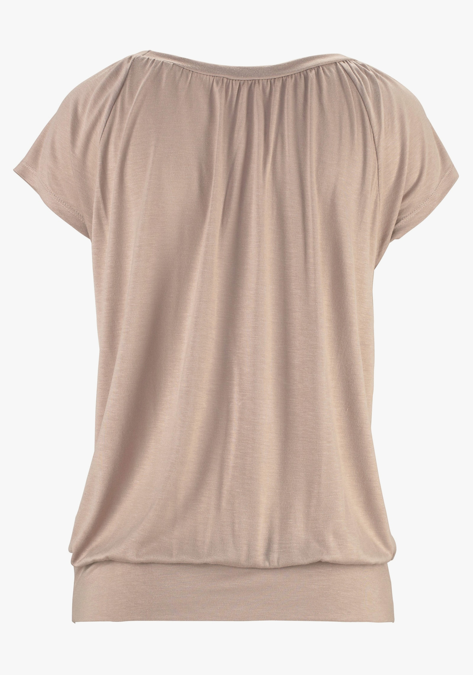 LASCANA V-Shirt - taupe