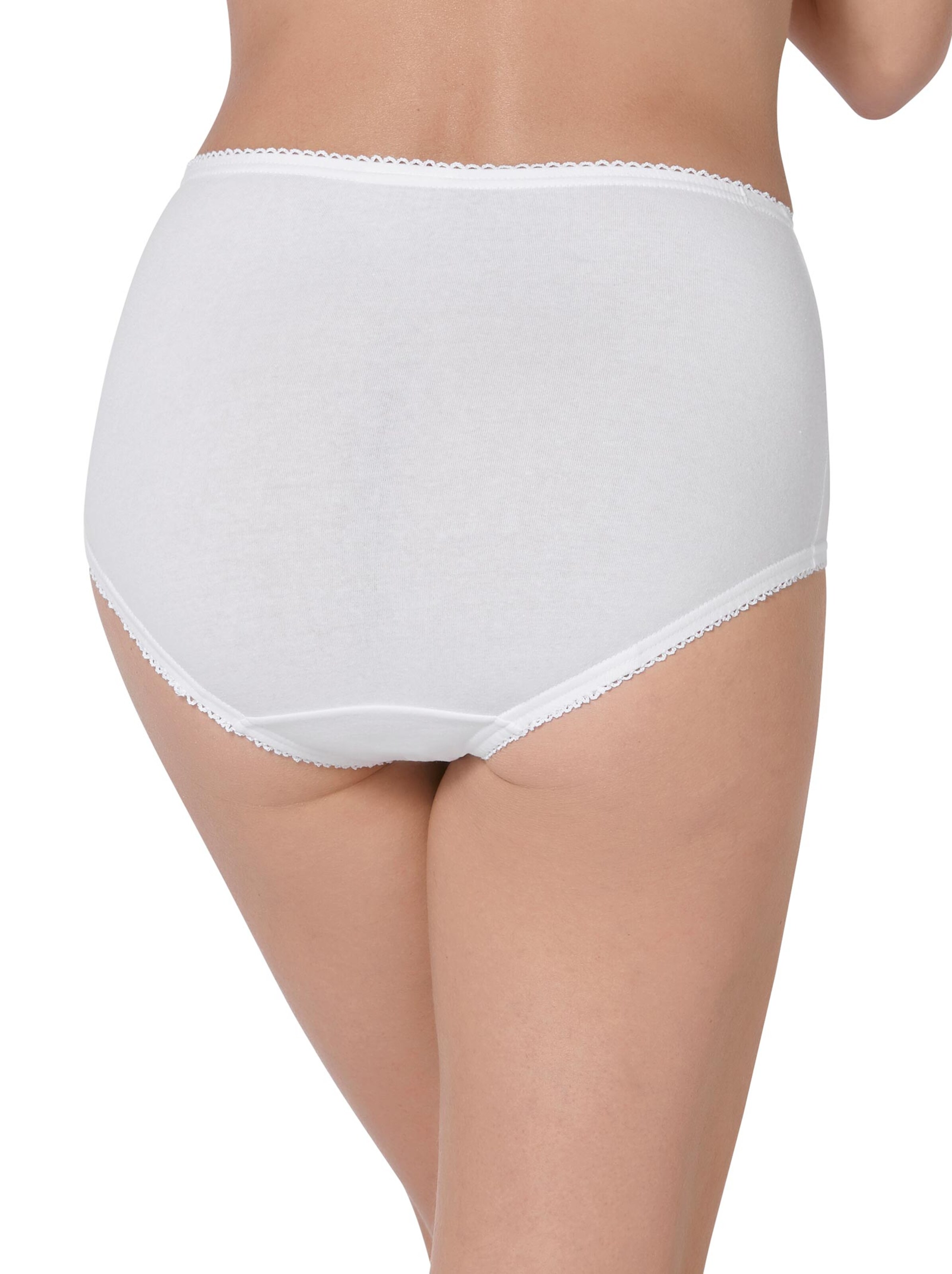 wäschepur Taillenslip - weiß-bedruckt