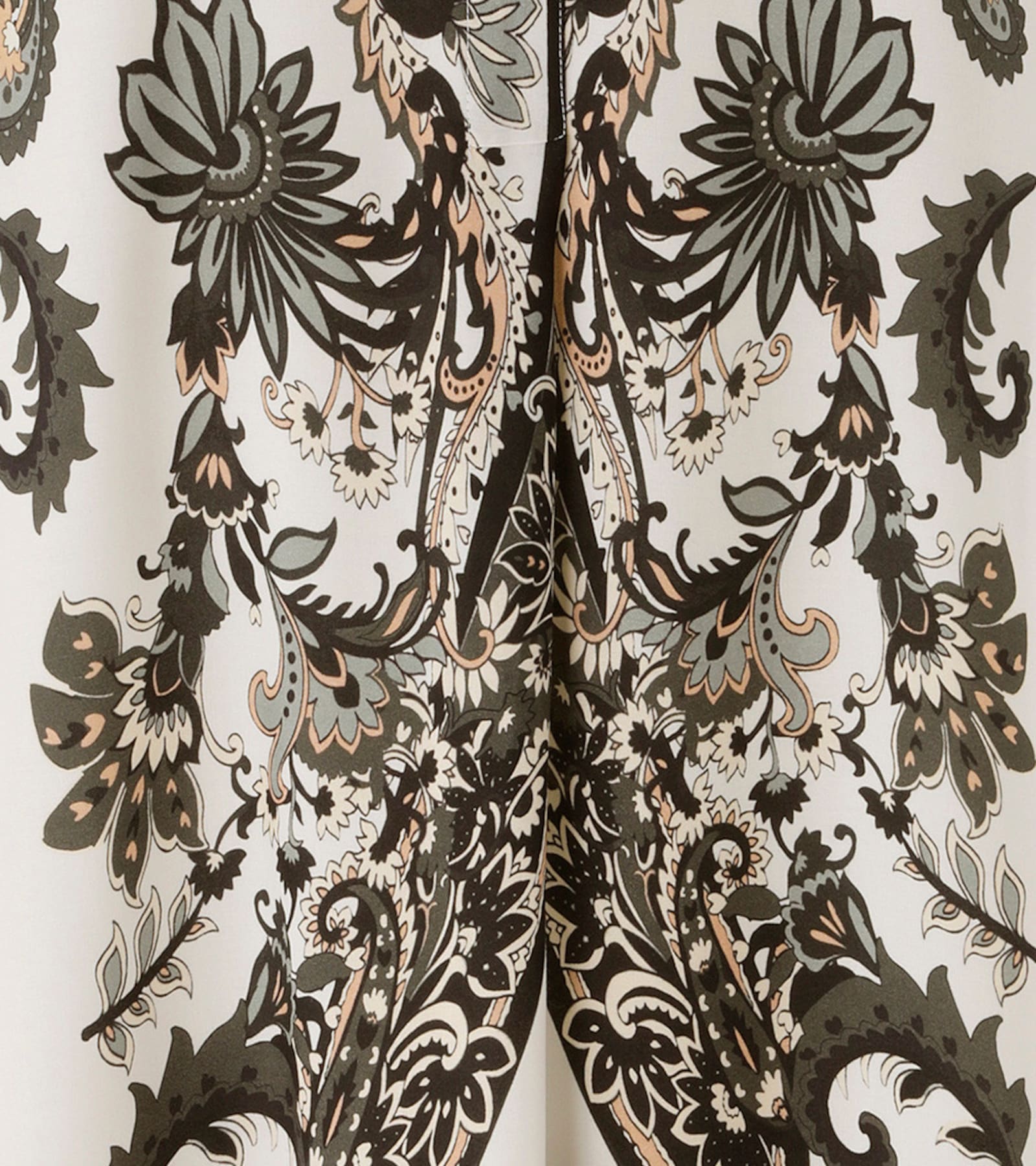 Aniston PLUS Blusenkleid - weiß-beige-grau-