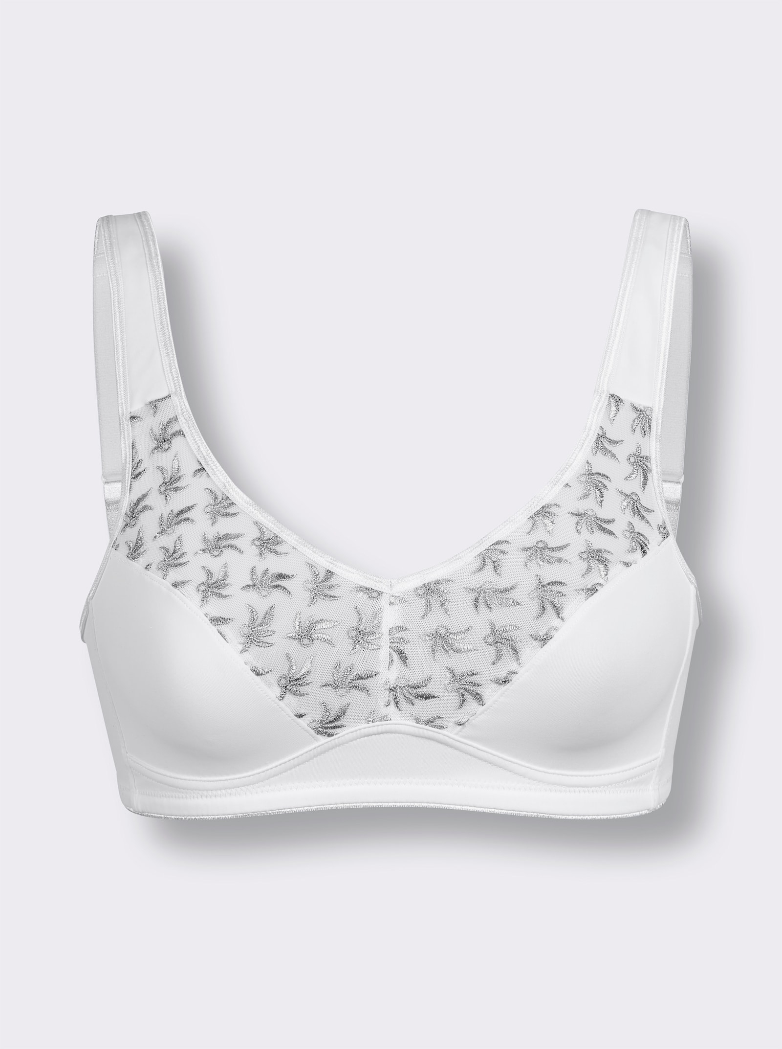 wäschepur Entlastungs-BH ohne Bügel - weiß