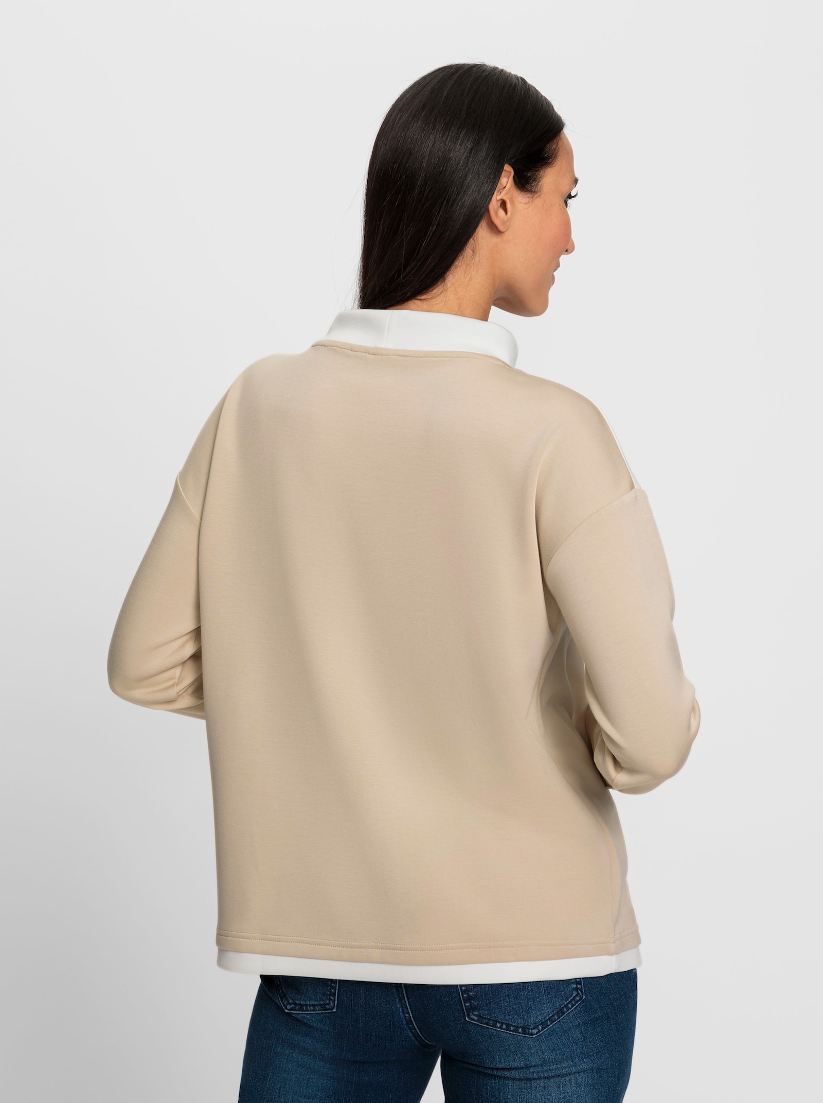 heine Sweatshirt in Koffer-Qualität - sand-ecru
