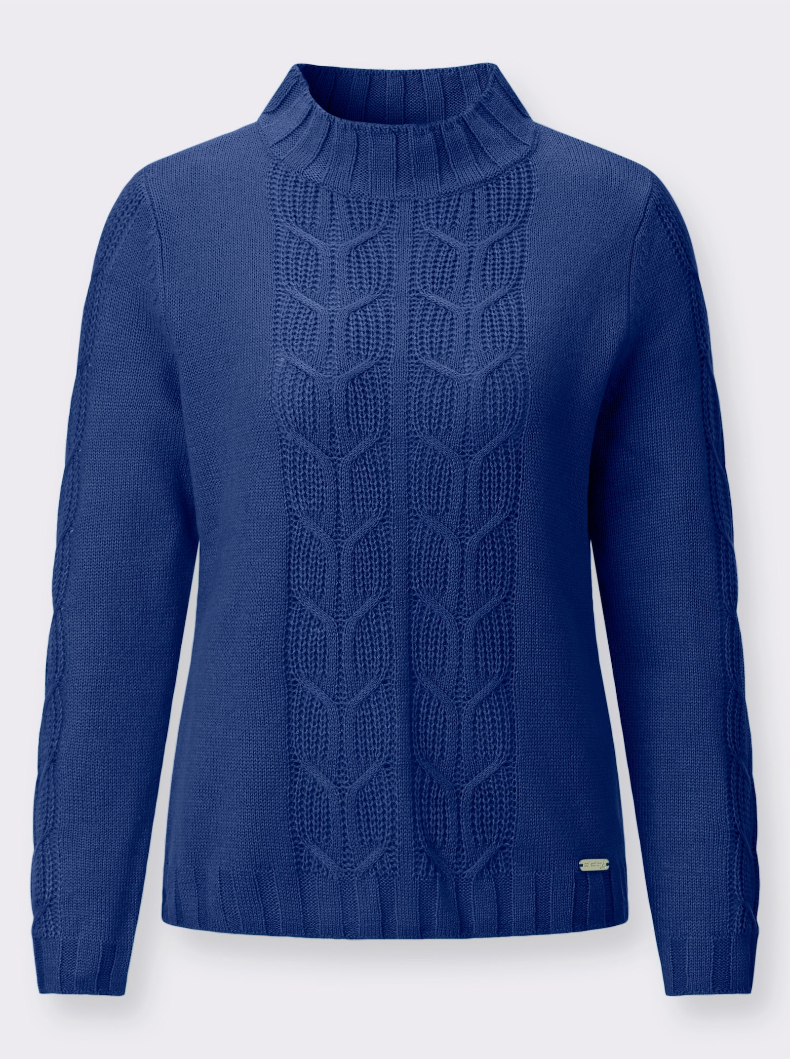Stehkragenpullover - royalblau