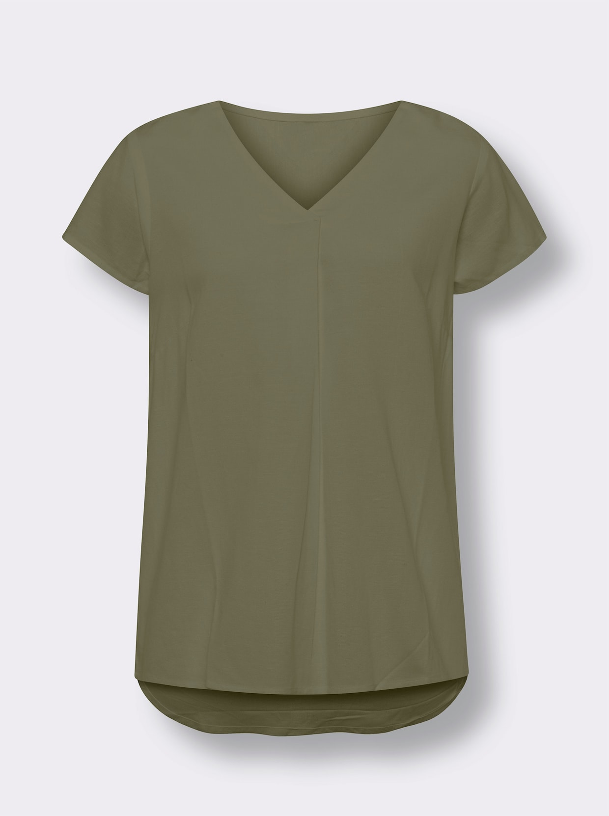 heine Kurzarm-Bluse - khaki