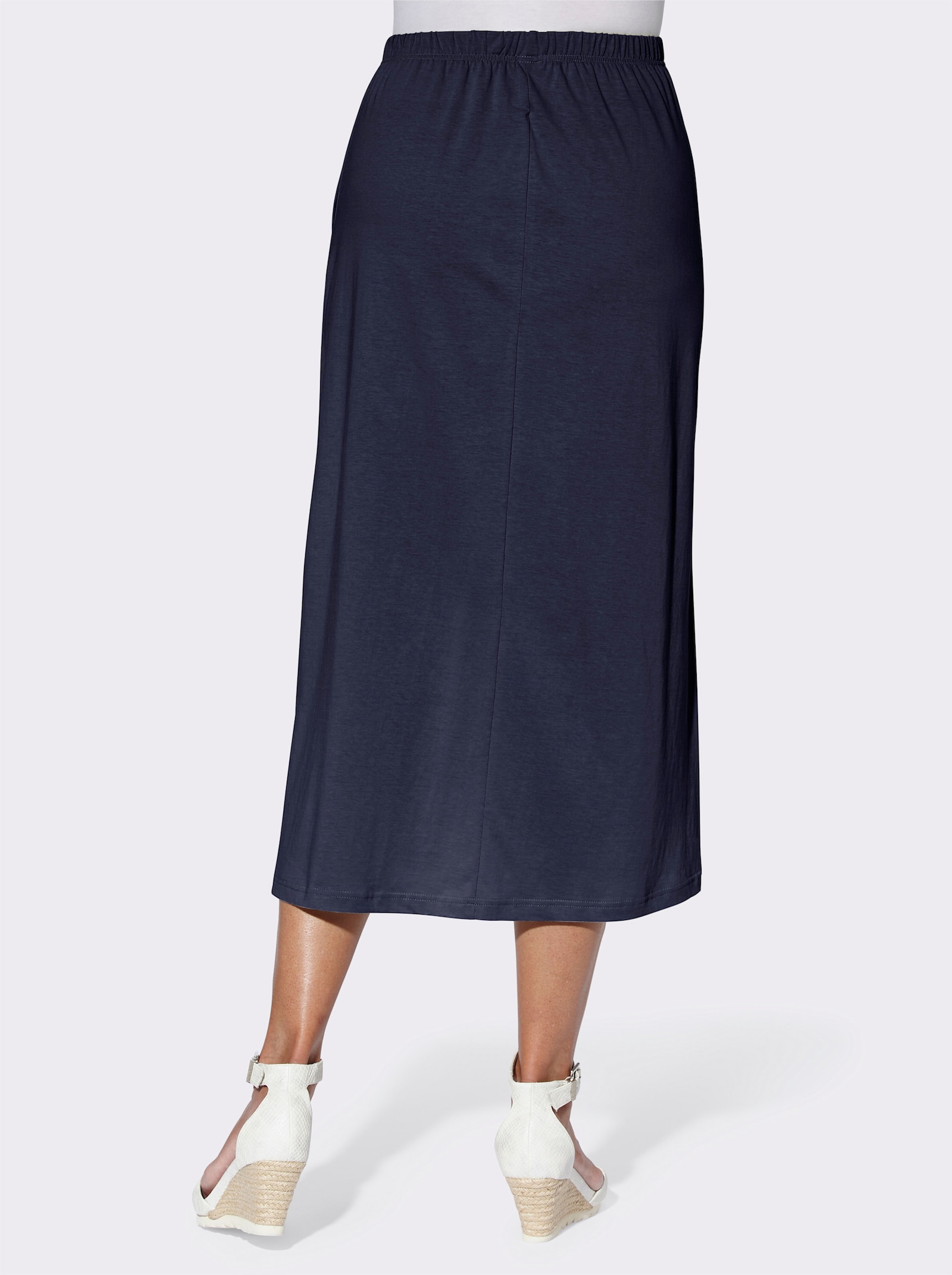 Jerseyrock in Schlupfform - marine