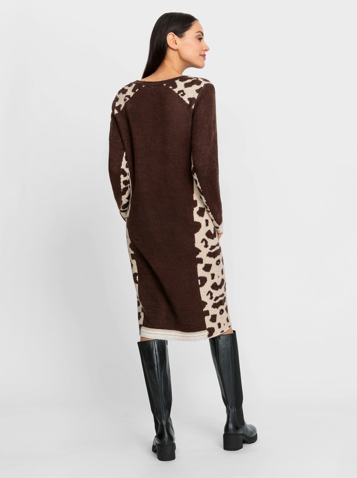 heine Robe en tricot - chocolat