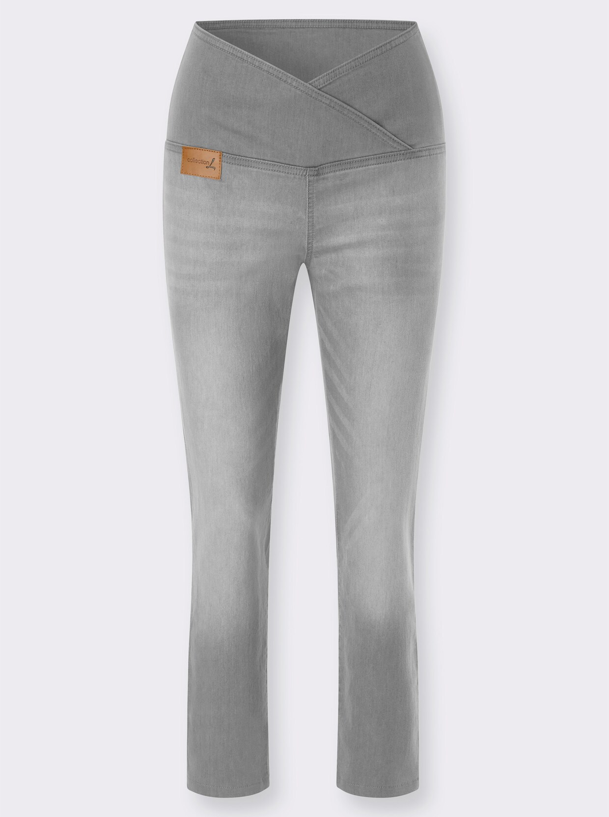 7/8-Jeans - light grey-denim