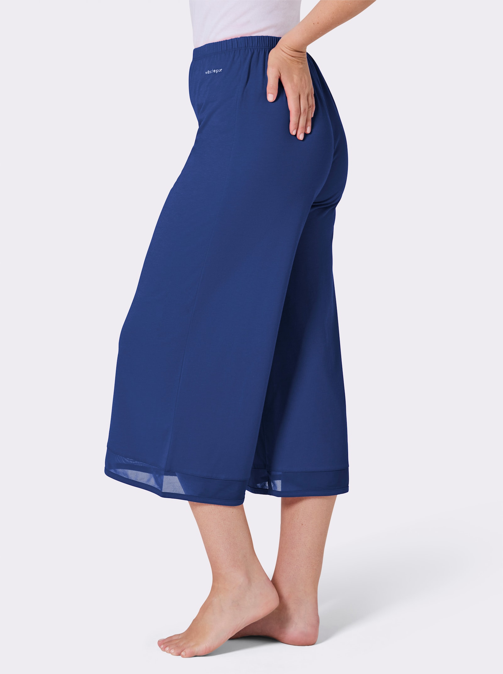 wäschepur 7/8-Hose in weiter Form - royalblau