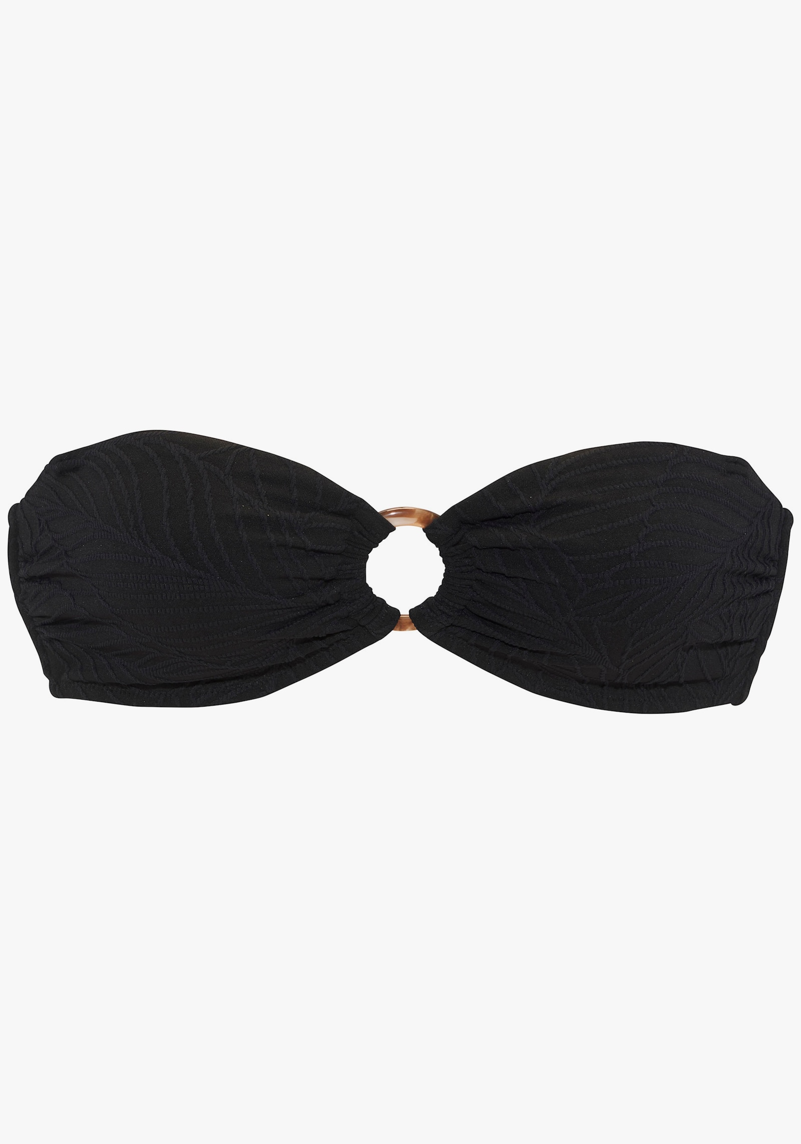 LASCANA Bandeau-Bikini-Top - schwarz