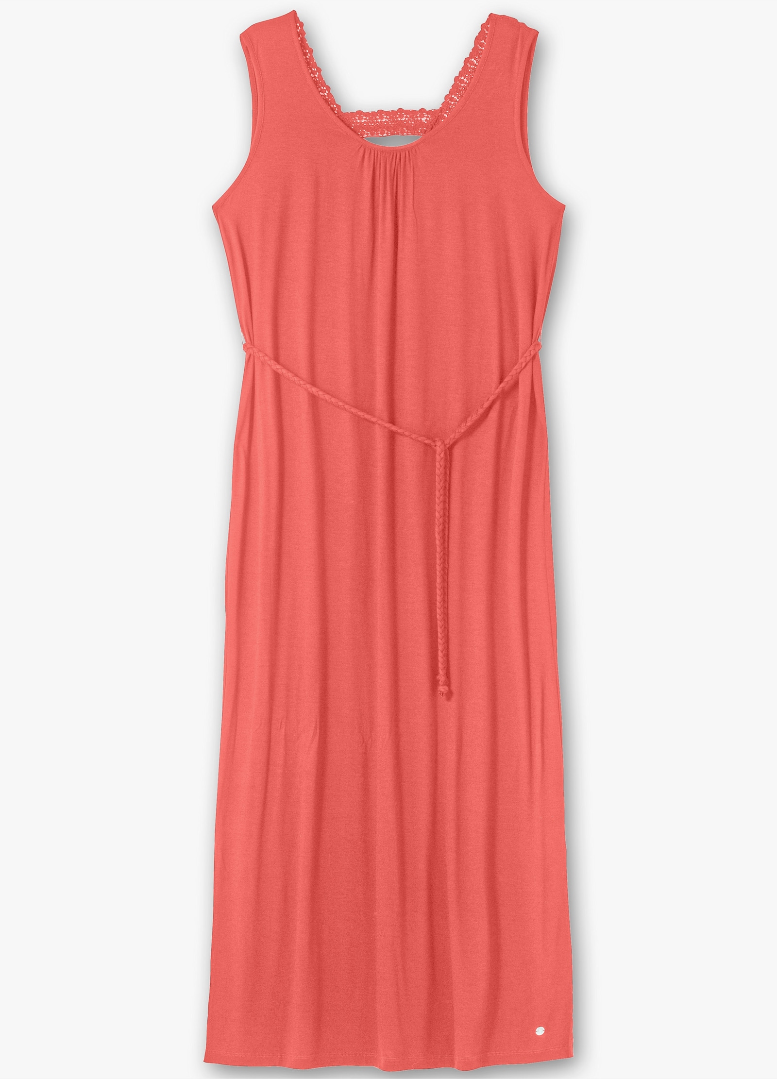 sheego Maxikleid mit Bindegürtel - hummer